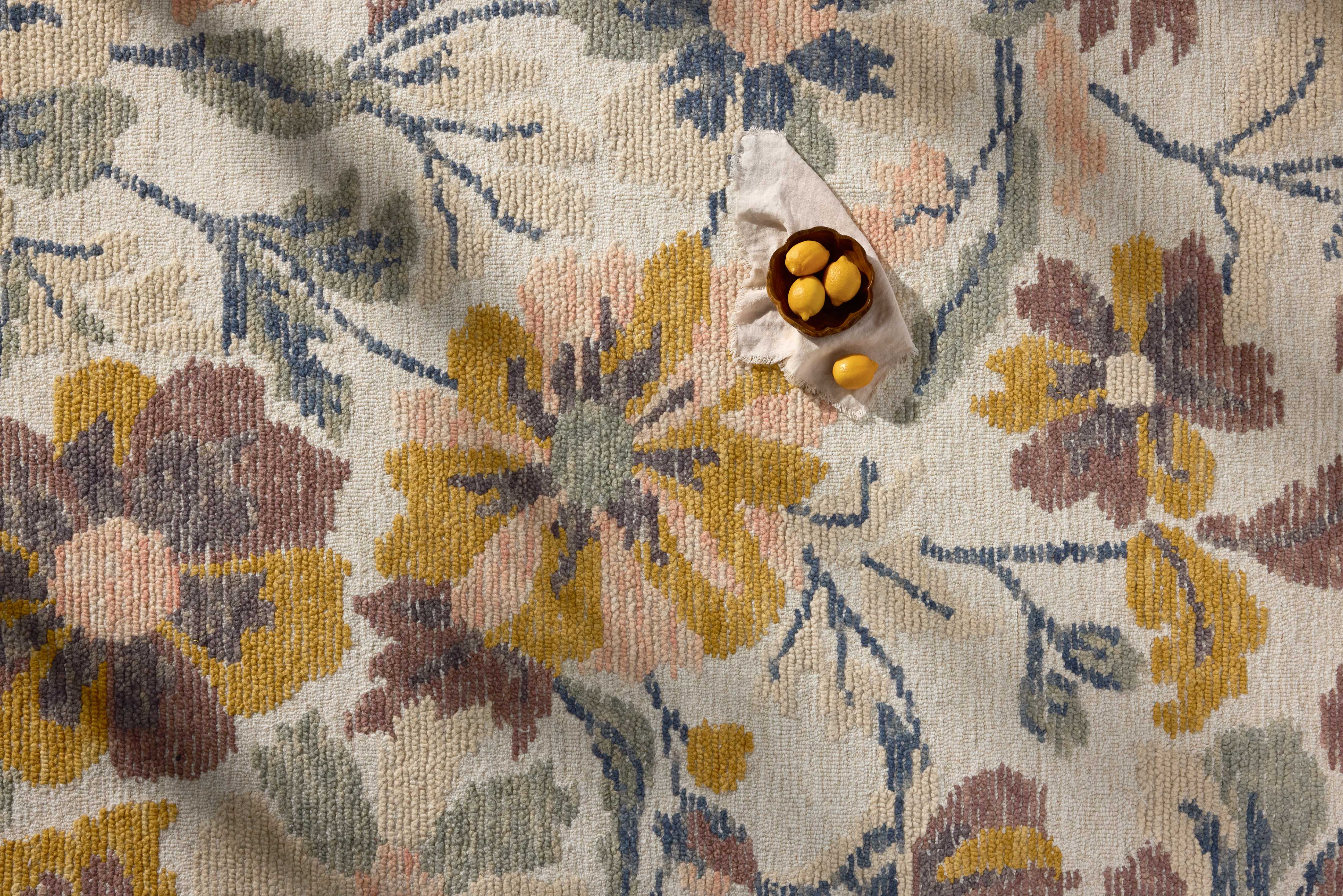 Loloi Tilly Bone / Multi Rug RUGS - wool Loloi