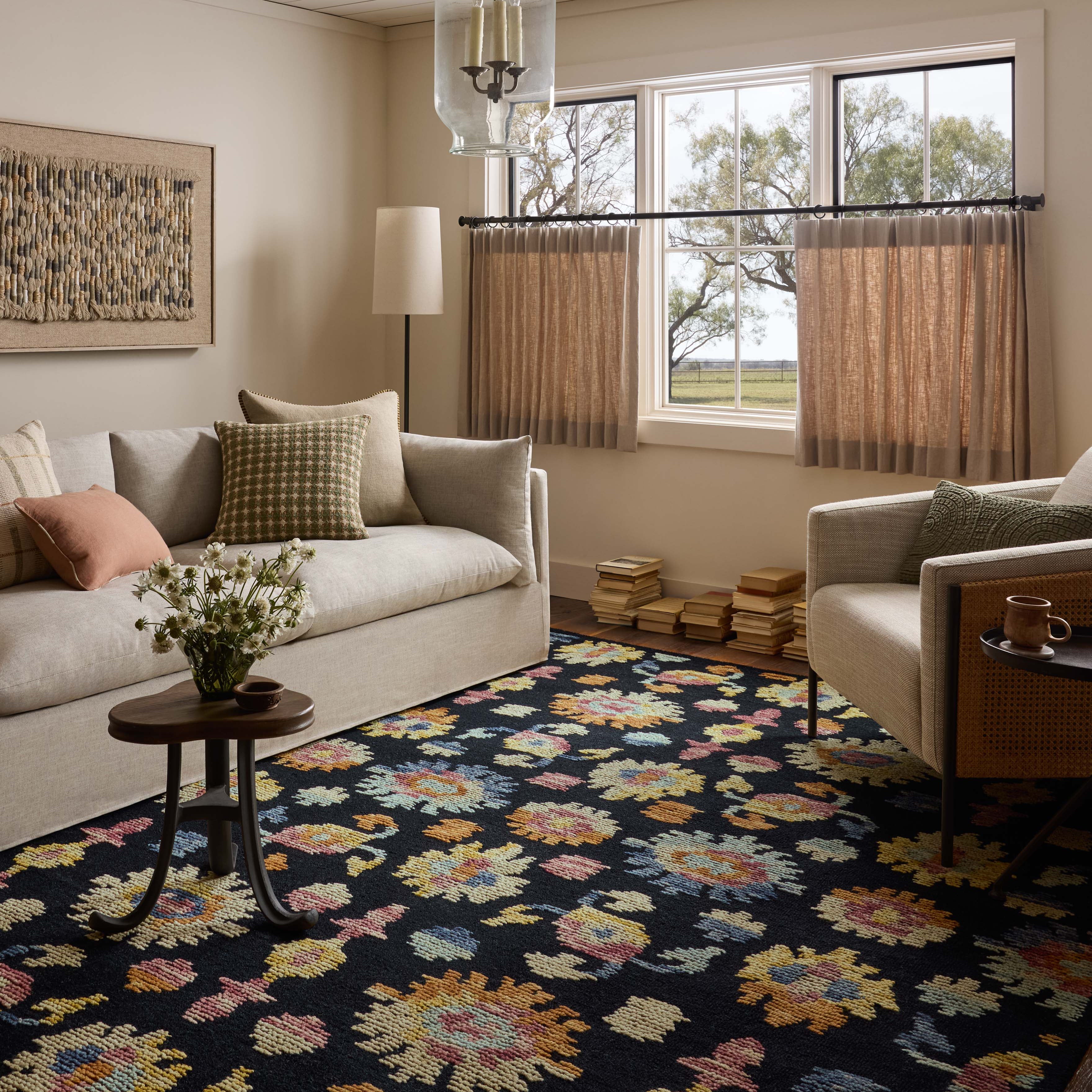 Loloi Tilly Midnight / Multi Rug RUGS - wool Loloi