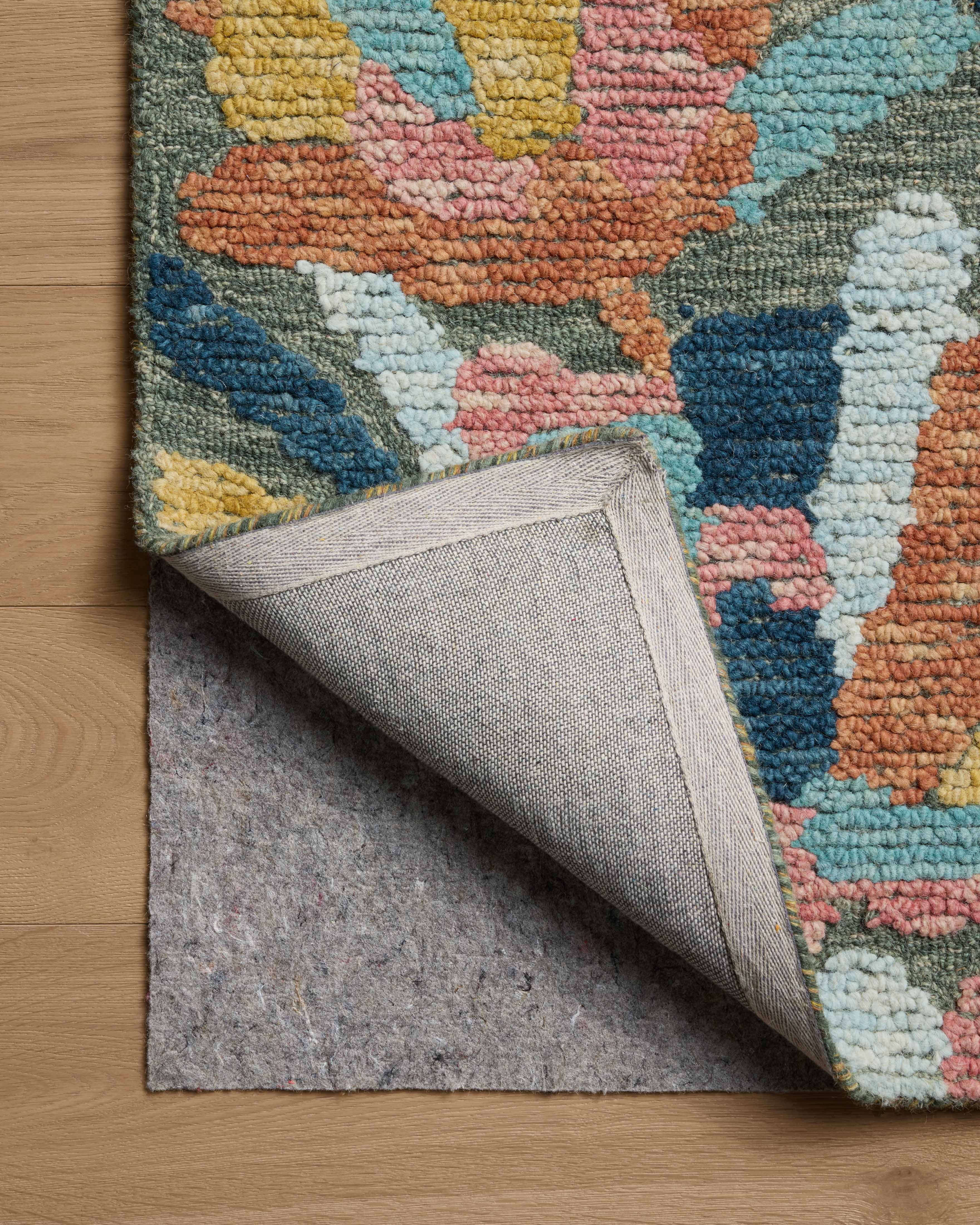 Loloi Tilly Green / Multi Rug RUGS - wool Loloi
