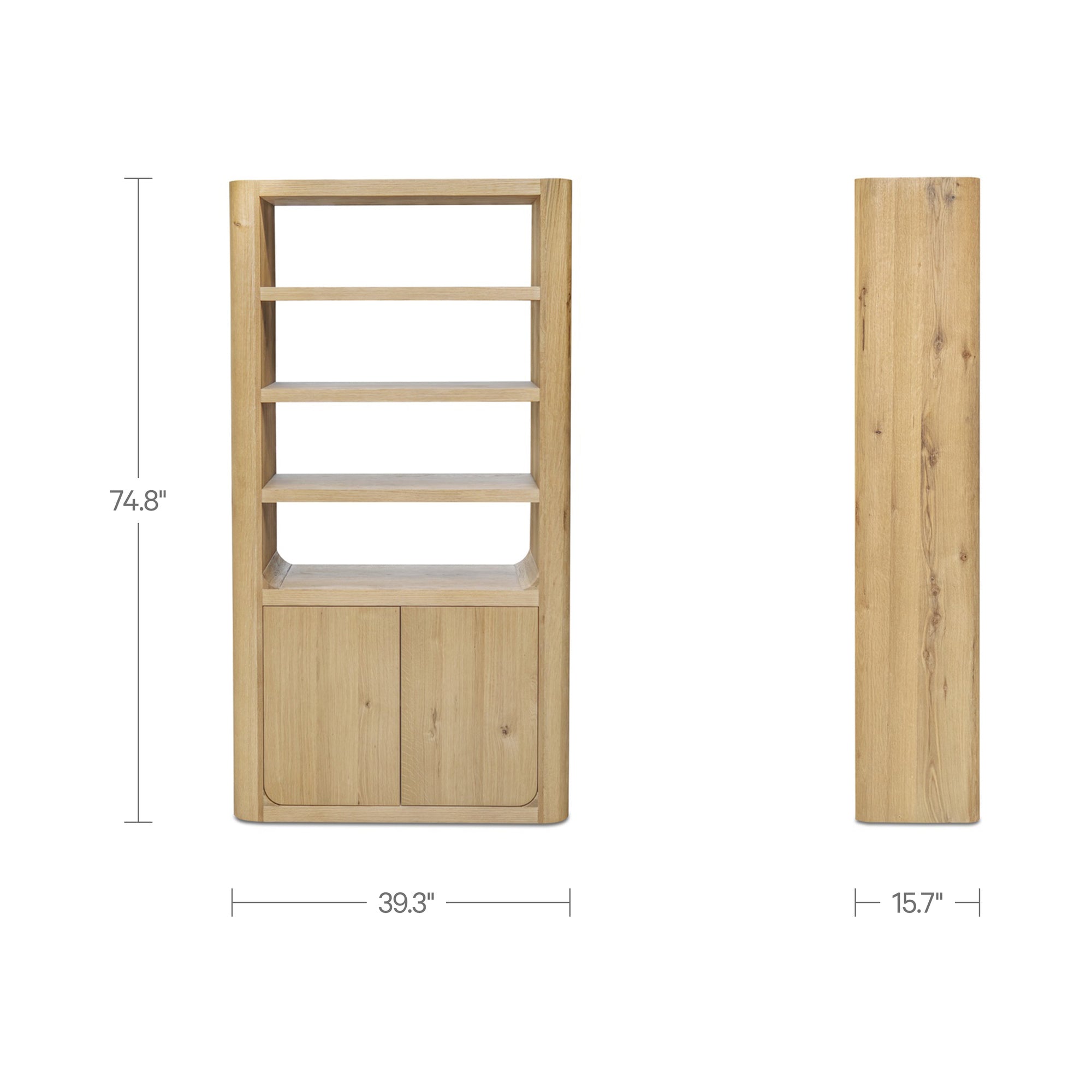 Blake Tall Cabinet FURNITURE - cabinet Moe's Furniture
