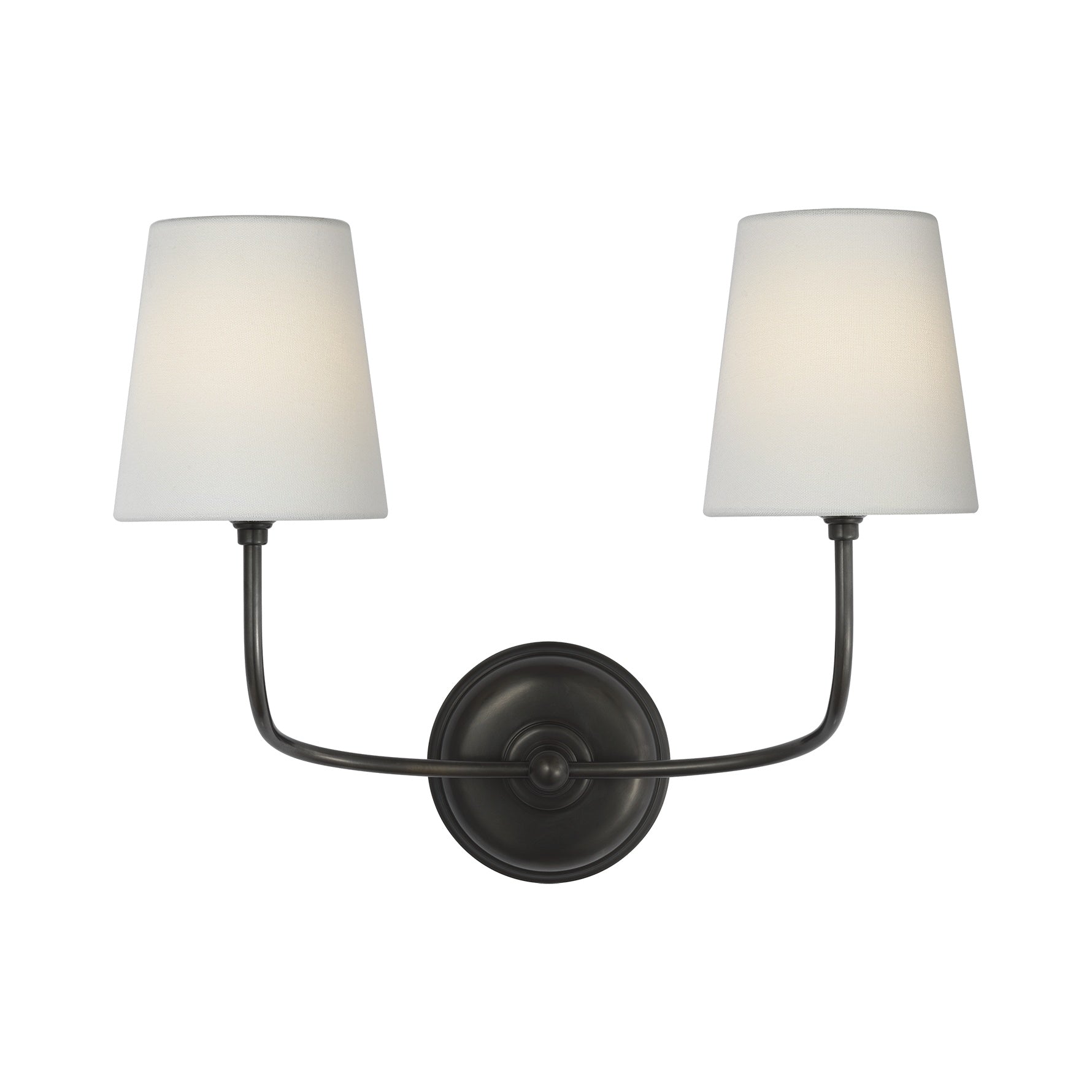 Vendome 16" Cordless Double Sconce LIGHTING - sconce Visual Comfort - Signature Bronze