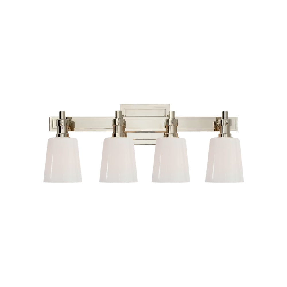 Bryant Four-Light Bath Sconce LIGHTING - sconce Visual Comfort - Signature Polished Nickel