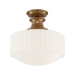 Milton Road Flush Mount LIGHTING - flush mount Visual Comfort - Signature Antique Brass
