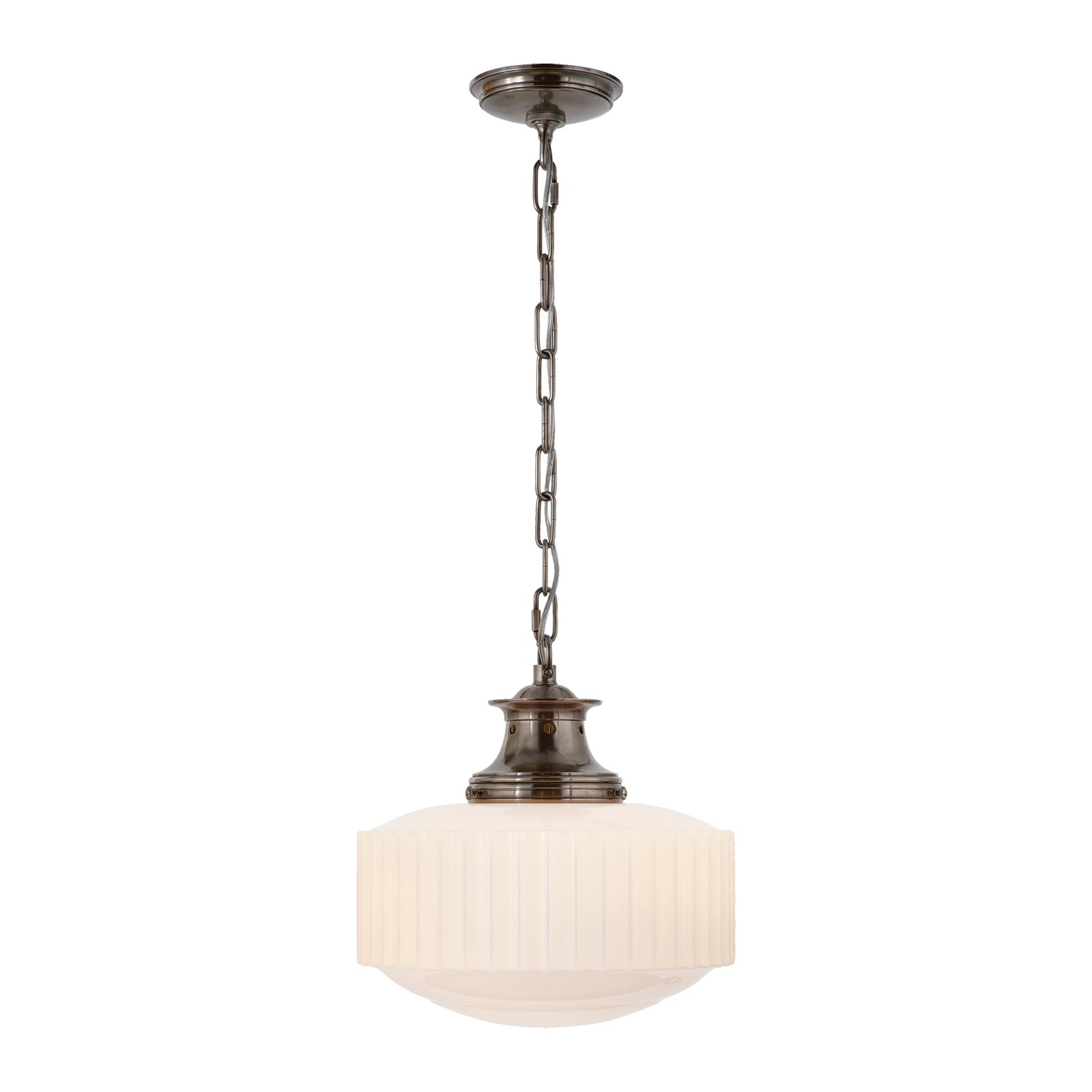 Milton Road Pendant LIGHTING - pendant Visual Comfort Antique Nickel