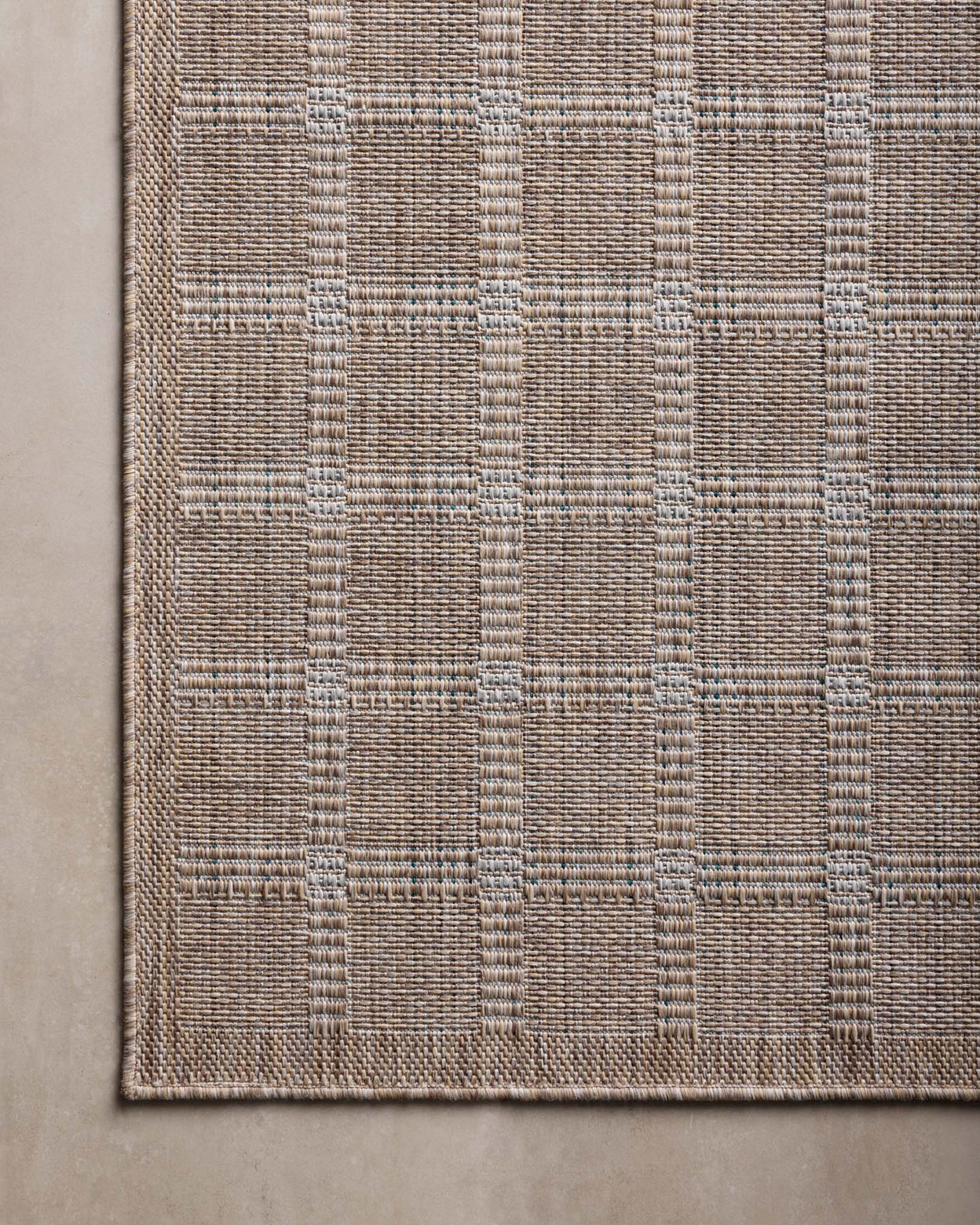 Amber Lewis x Loloi Topanga Natural / Bone Rug 5-Rugs - indoor/outdoor Loloi