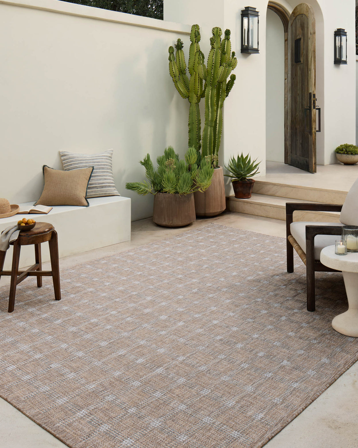 Amber Lewis x Loloi Topanga Natural / Bone Rug 5-Rugs - indoor/outdoor Loloi