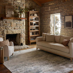 Loloi Townes Ivory / Sky Rug RUGS - synthetic Loloi
