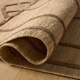 Jeremiah Brent x Loloi Tracery Natural / Mocha Rug – 3