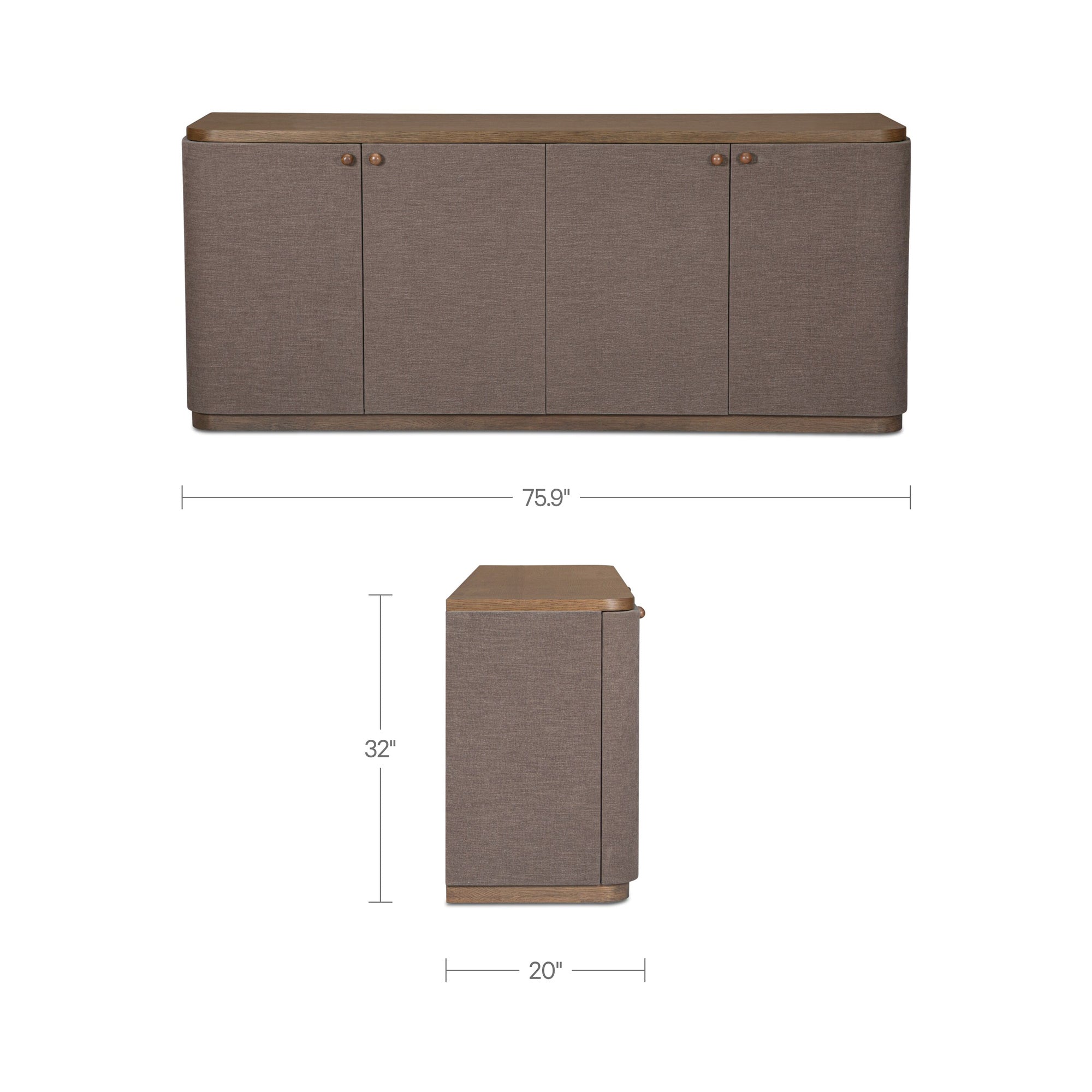 Simone Sideboard FURNITURE - sideboard Moe's Furniture