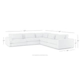 Bloor 5-Piece Sectional FURNITURE - sectionals Four Hands