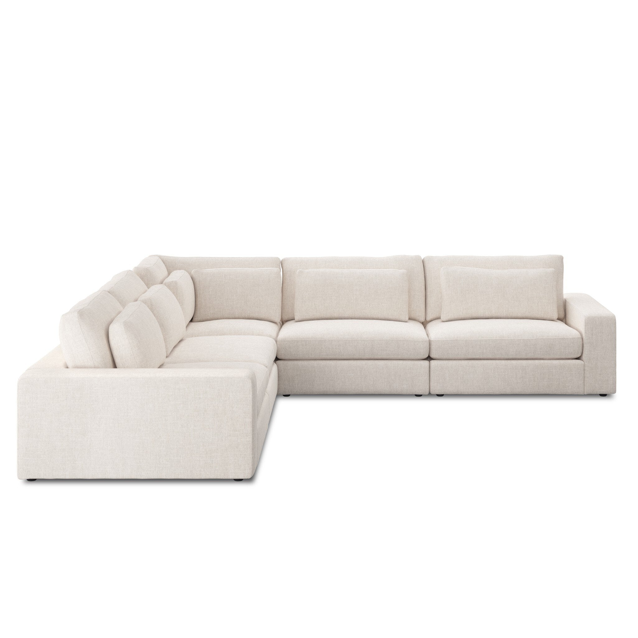 Bloor 5-Piece Sectional FURNITURE - sectionals Four Hands Essence Natural