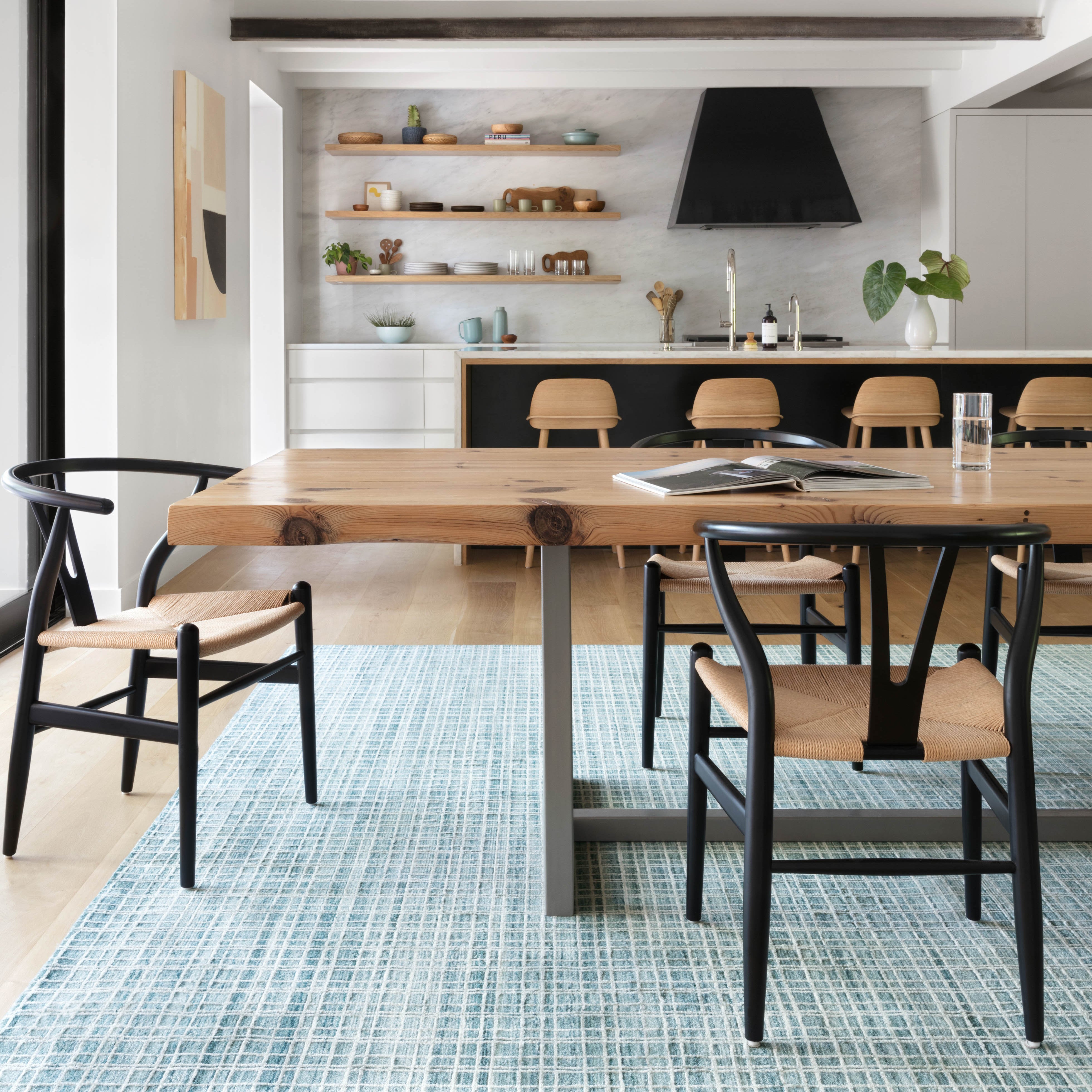 Loloi Urbana Aqua Rug RUGS - wool Loloi