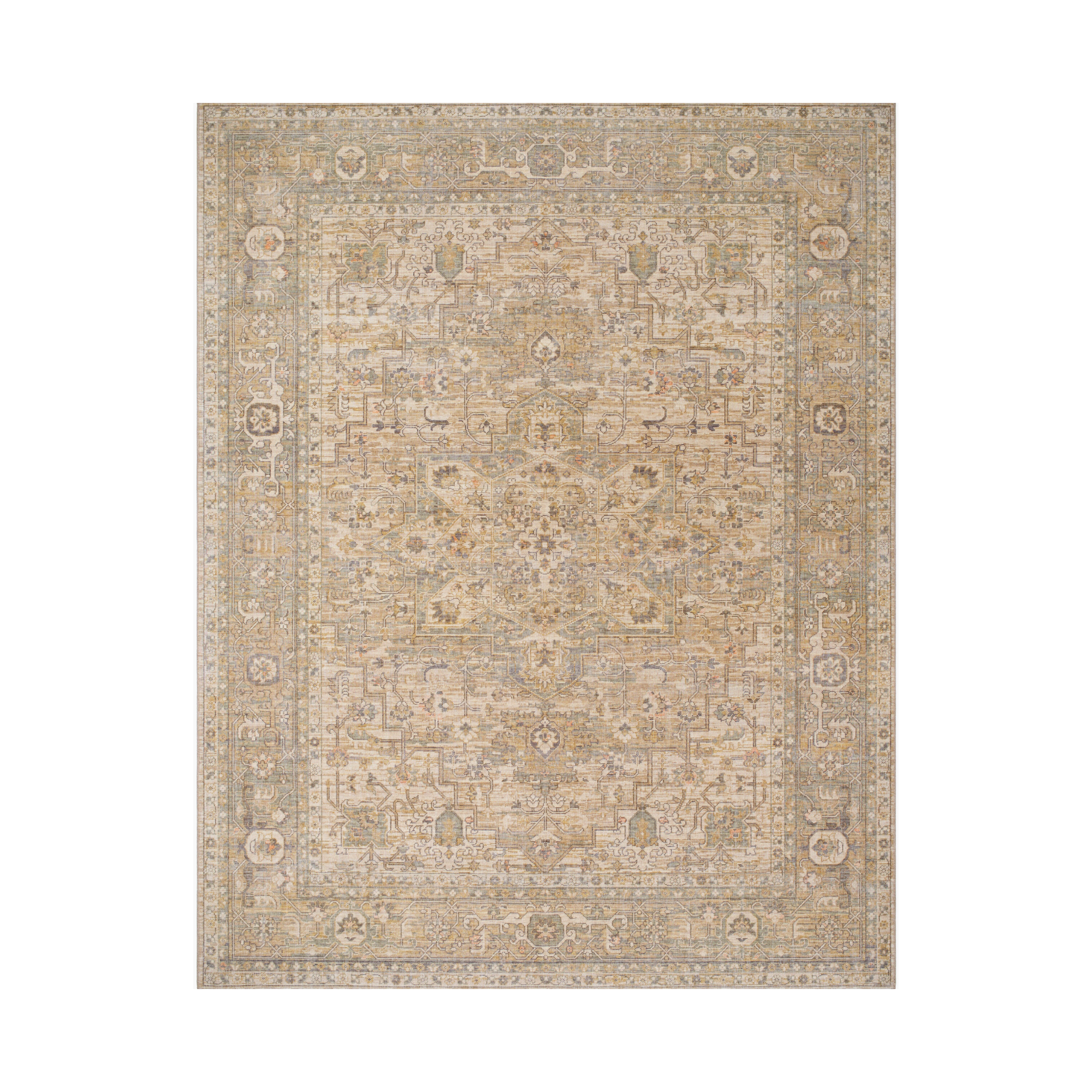 Once Upon a Time Straw / Sage Rug RUGS - wool Surya 1'11" x 2'11"