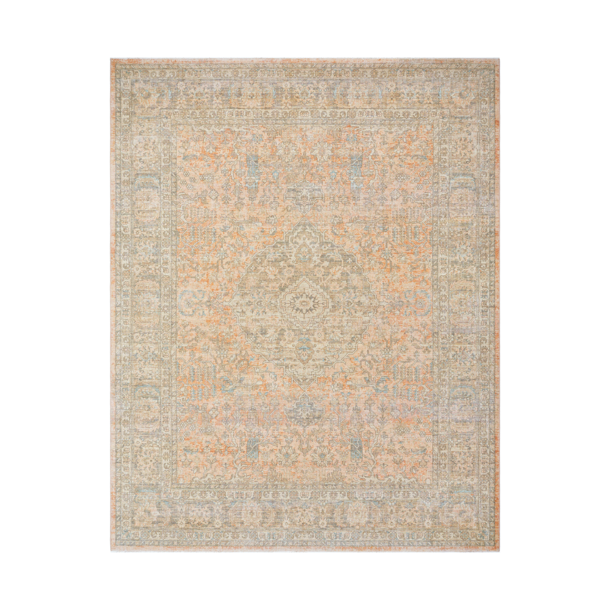 Becki Owens Renaissance Coral / Multi Rug RUGS - wool Surya
