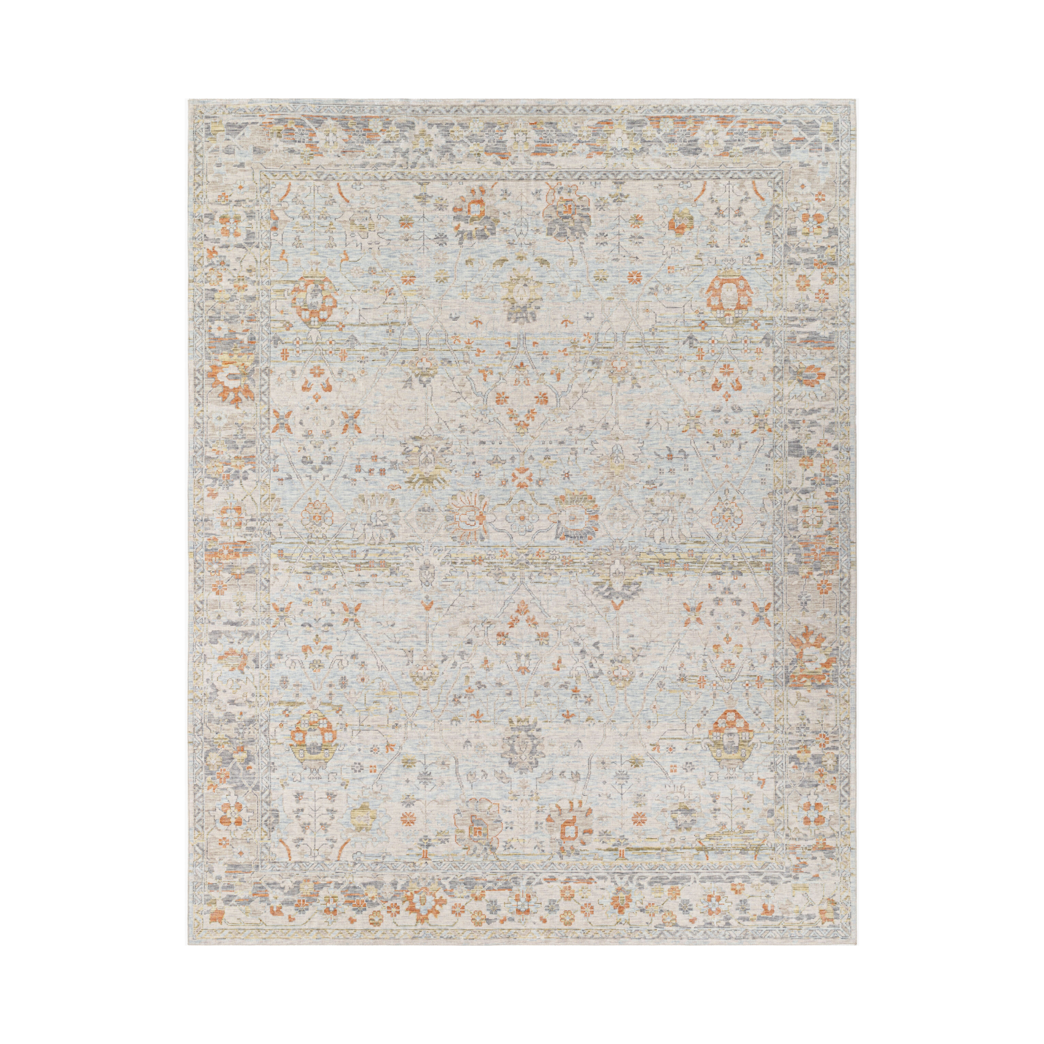 Once Upon a Time Ocean / Spice Rug RUGS - wool Surya 1'11" x 2'11"