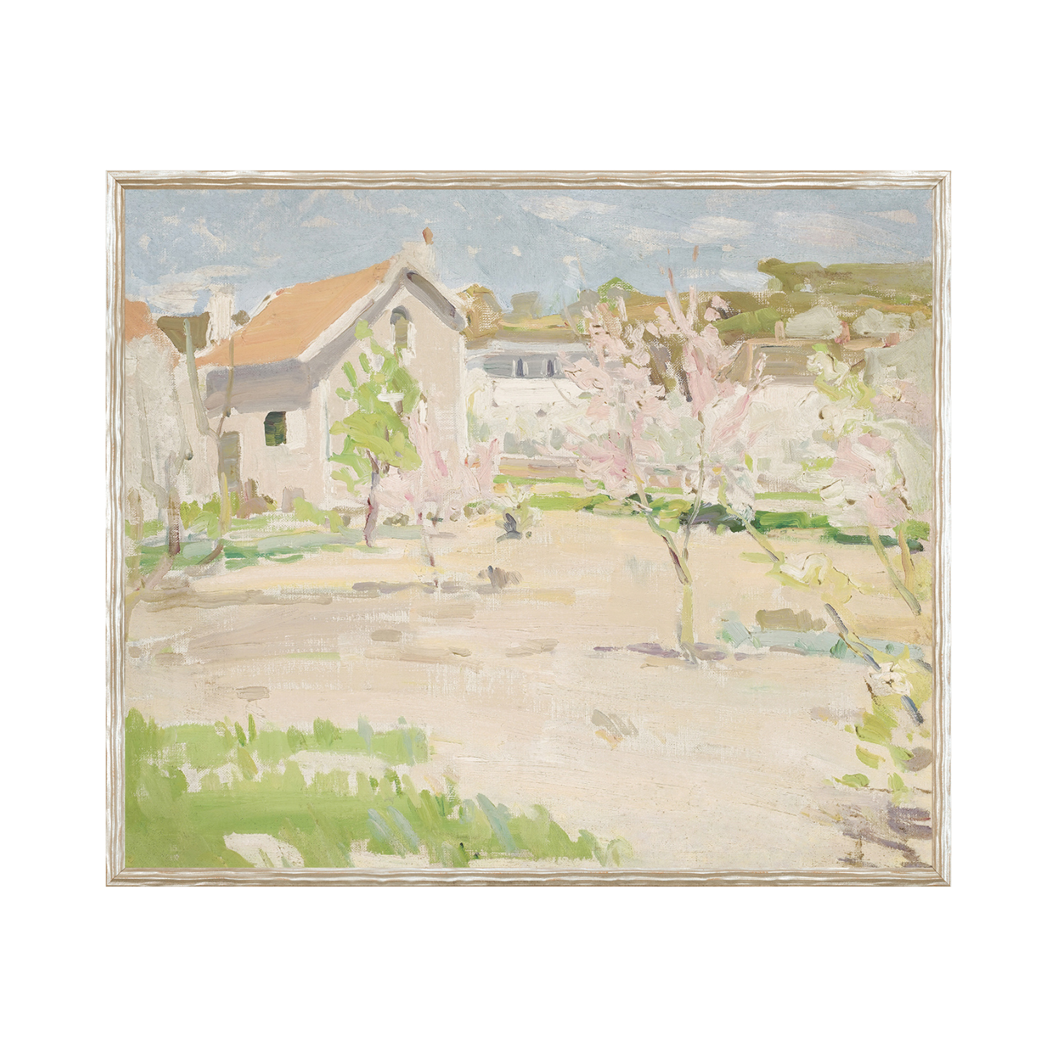 "Spring Village" Framed Art Print ARTWORK - framed print Celadon Art