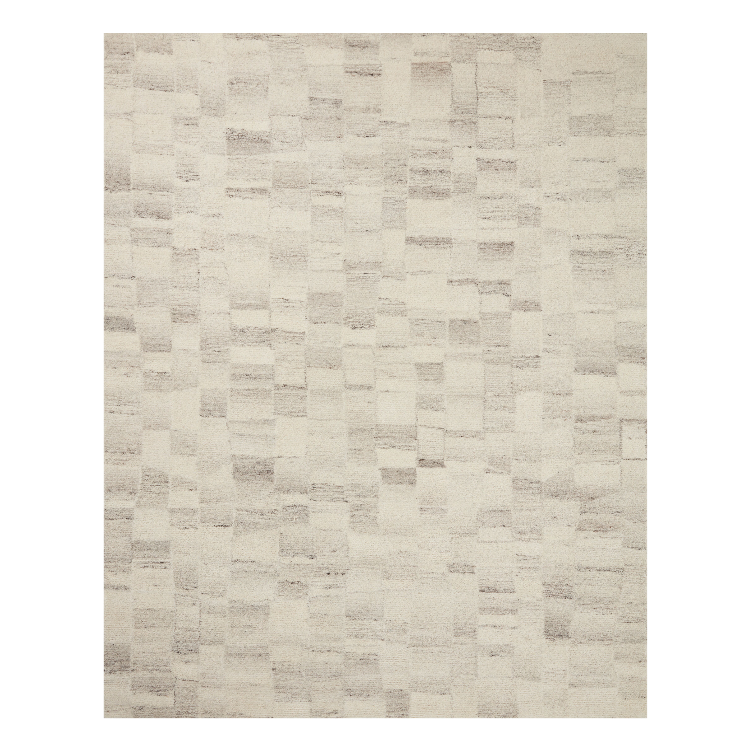 Amber Lewis x Loloi Rocky Ivory / Silver Rug 1-natural fibre rugs Loloi 18”x18” Sample