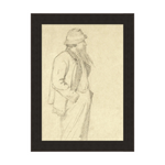 IN STORE - "Pondering Captain" Framed Art Print ARTWORK - in store Wendover Art Group