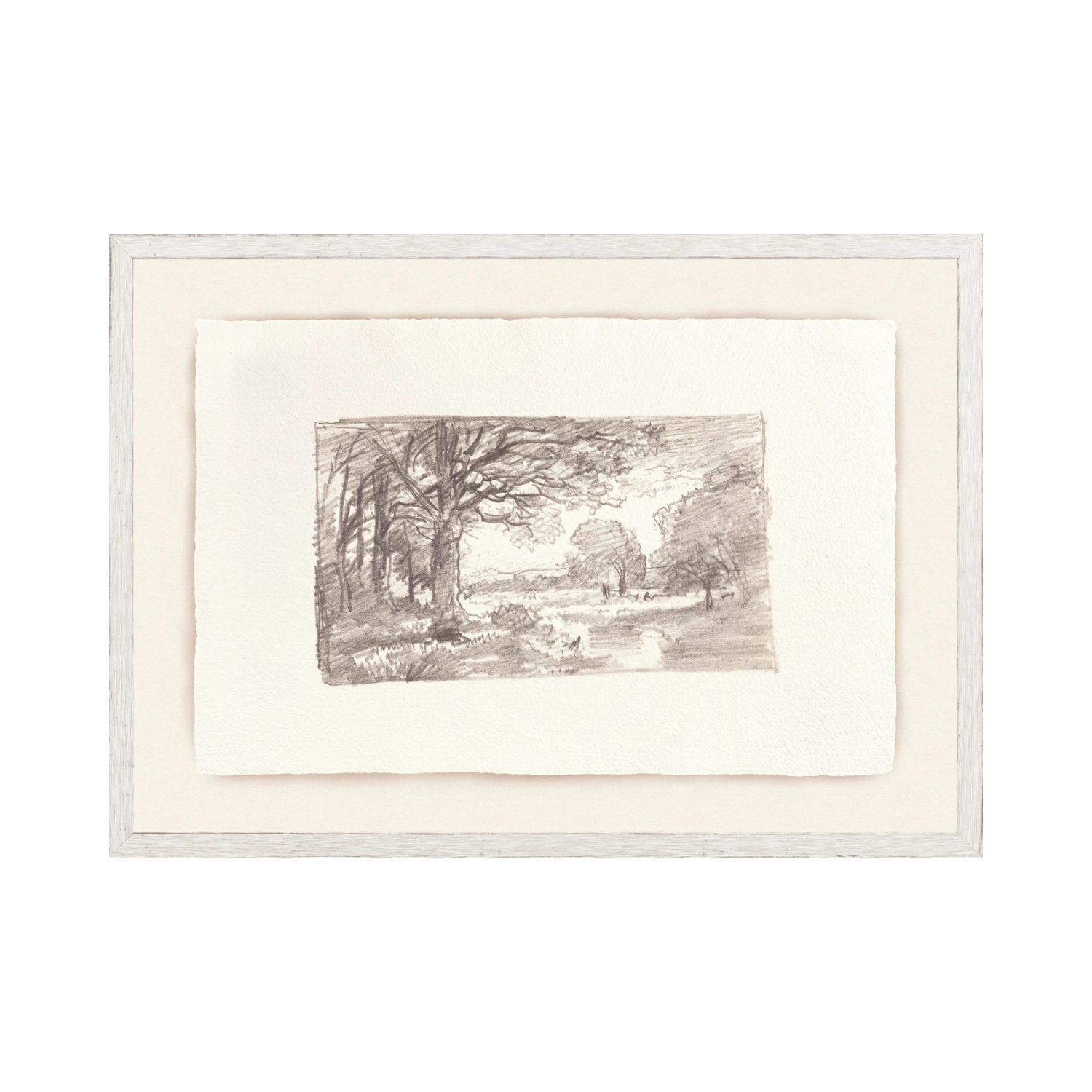 "Landscape Sketch II C.1892 " Framed Art Print