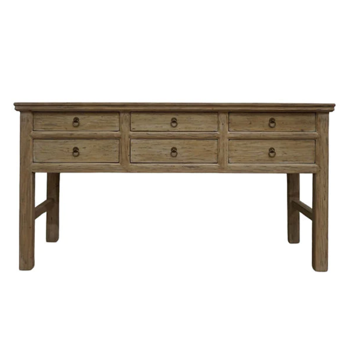 Laney Reclaimed Wood Console 21 - FURNITURE - console table Hauer Market Natural