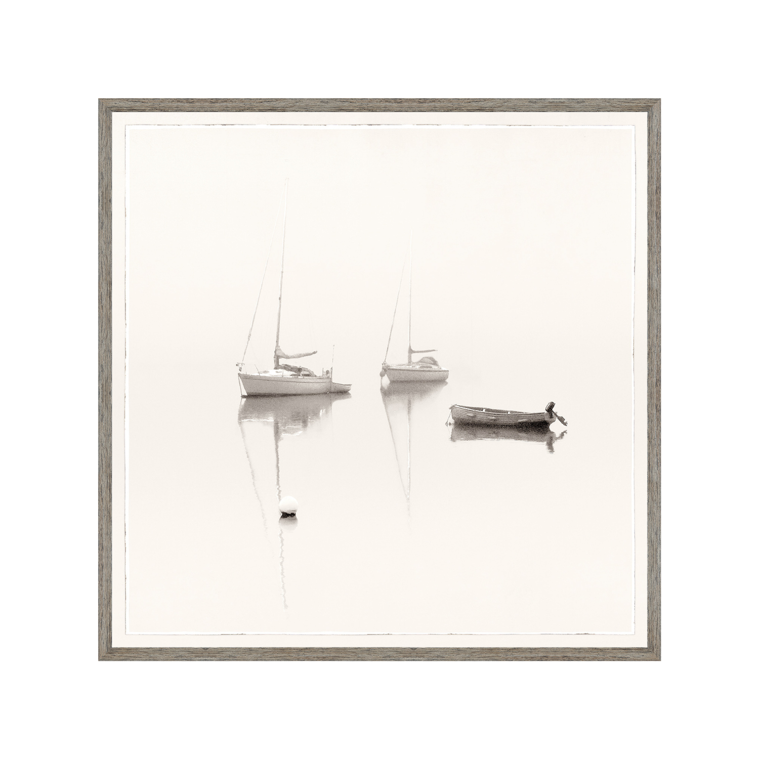 "Anchored" Framed Art Print ARTWORK - framed print Celadon Art