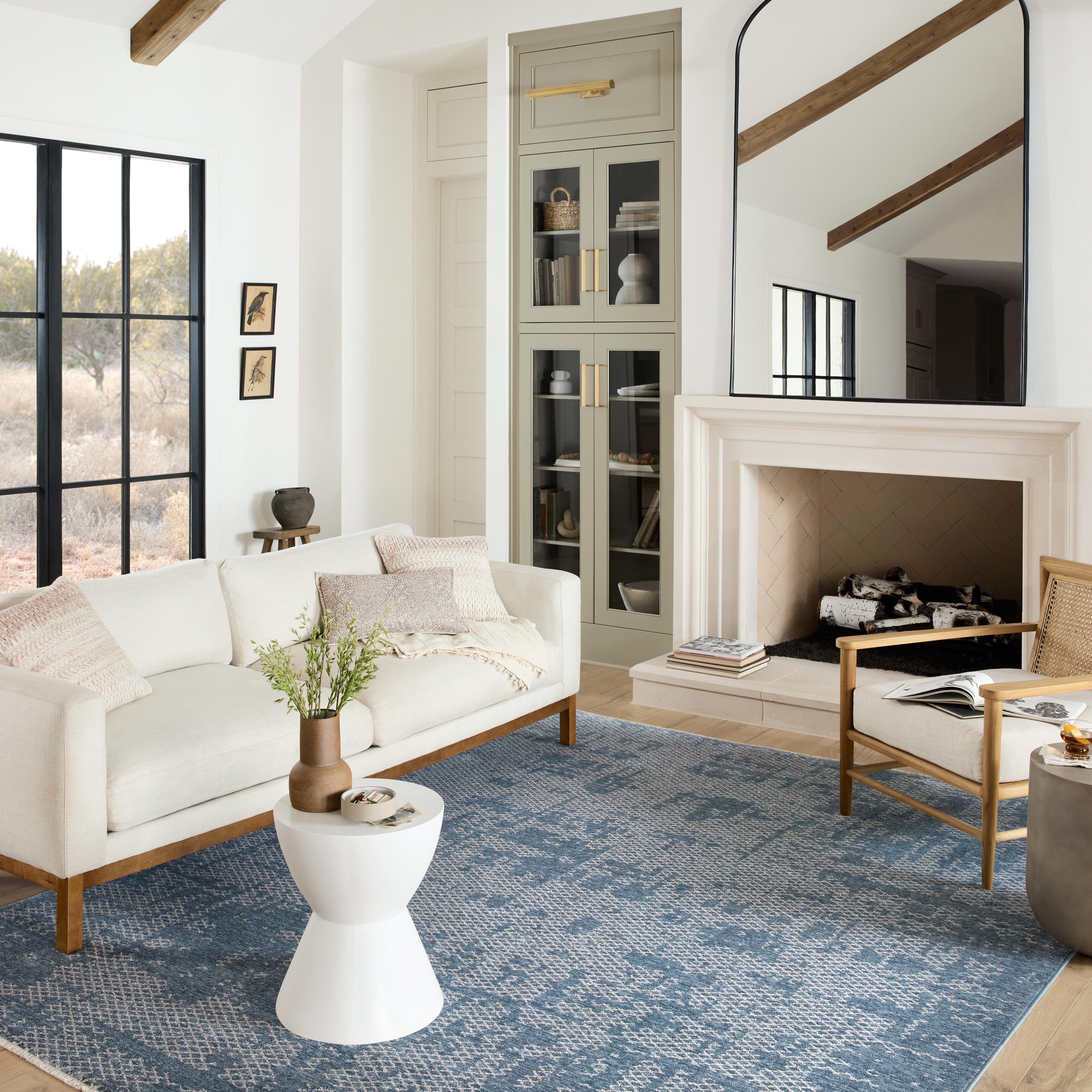 Loloi Vance Denim / Dove Rug No.1 Loloi