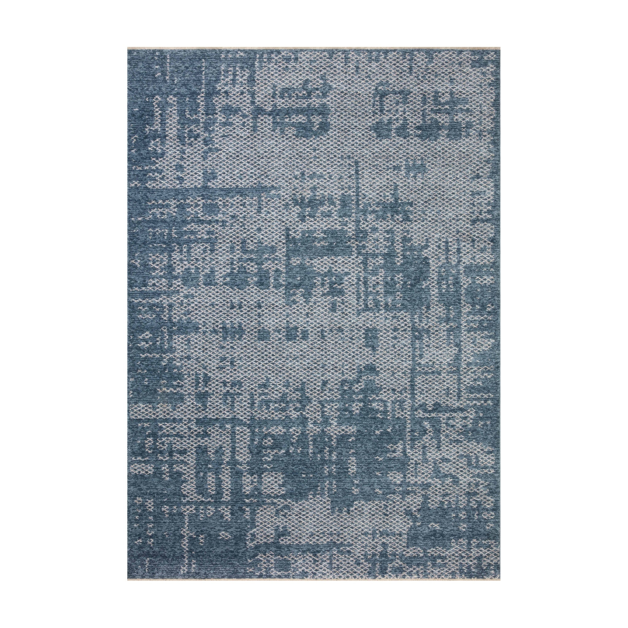 Loloi Vance Denim / Dove Rug No.1 Loloi 18" x 18"