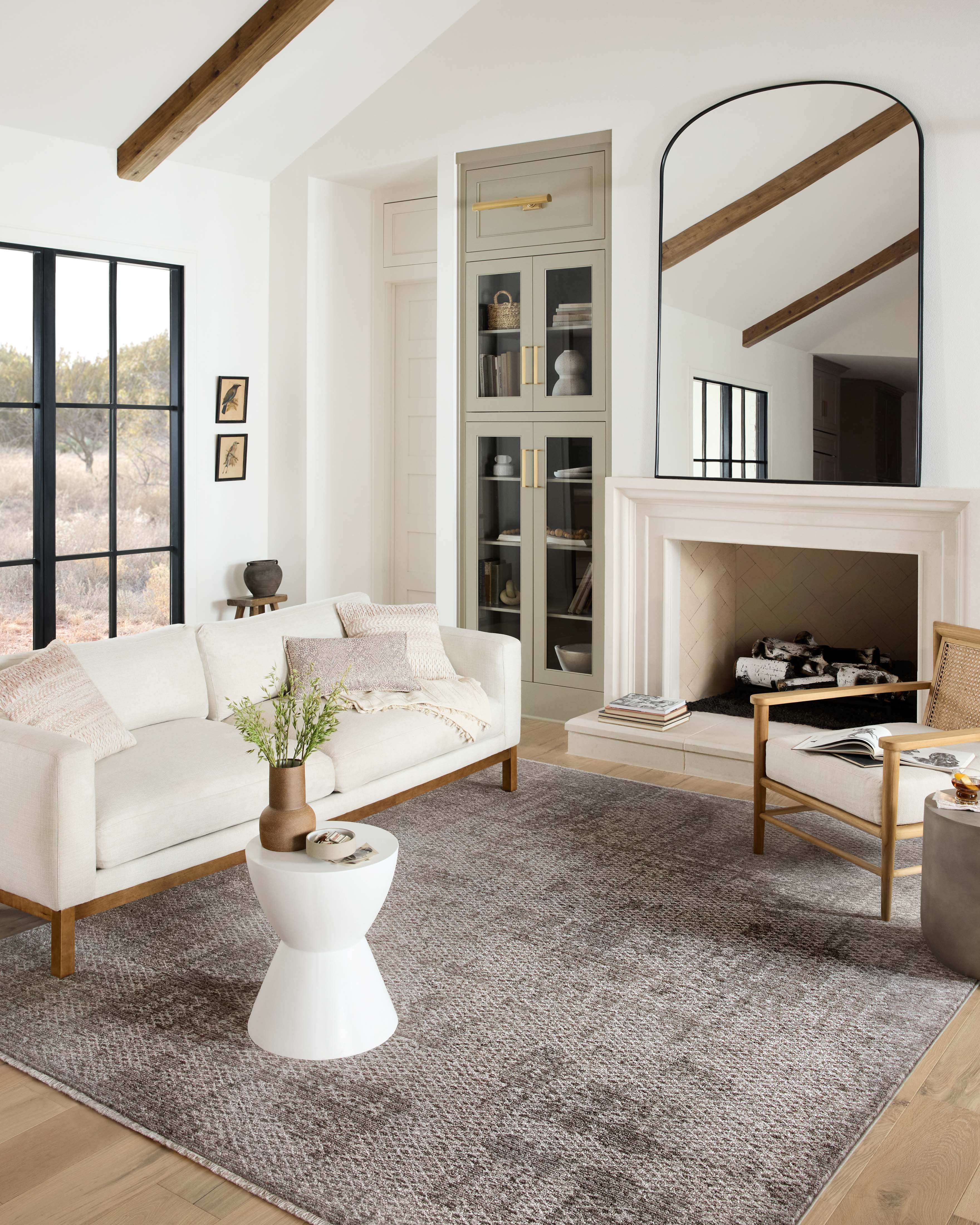 Loloi Vance Taupe / Dove Rug No.1 RUGS - synthetic Loloi
