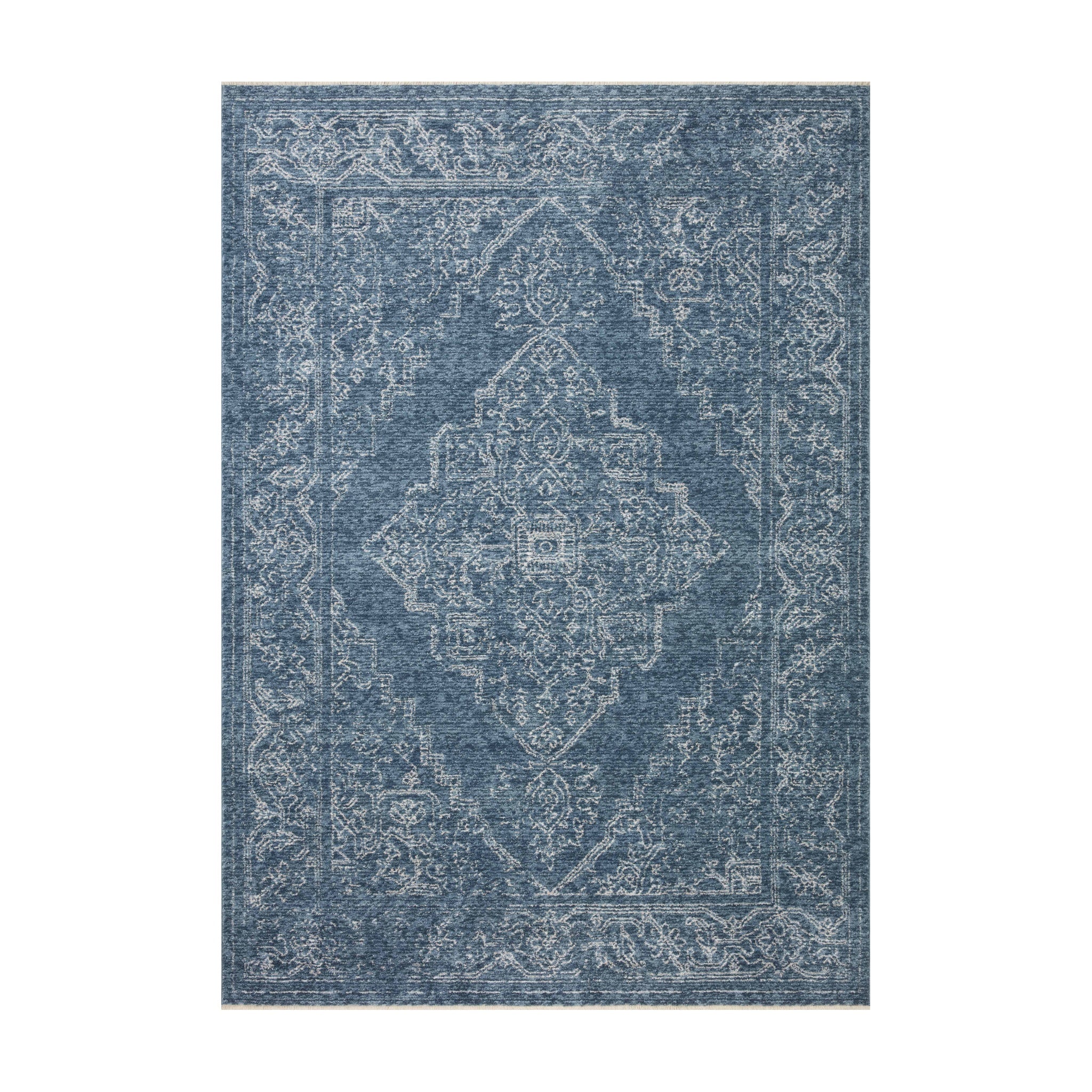 Loloi Vance Denim / Dove Rug No.2 Loloi 18" x 18"