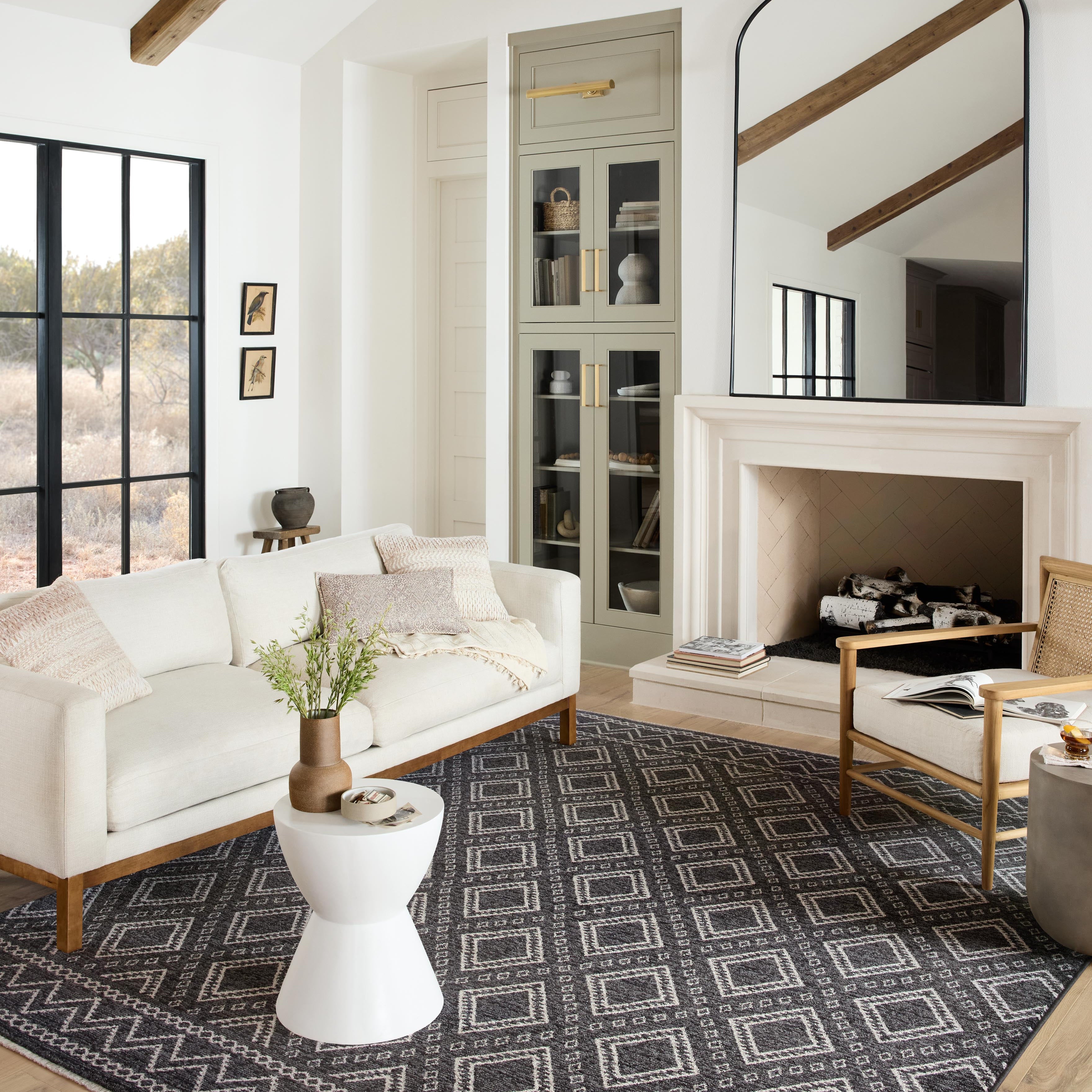 Loloi Vance Charcoal / Dove Rug No.3 Loloi