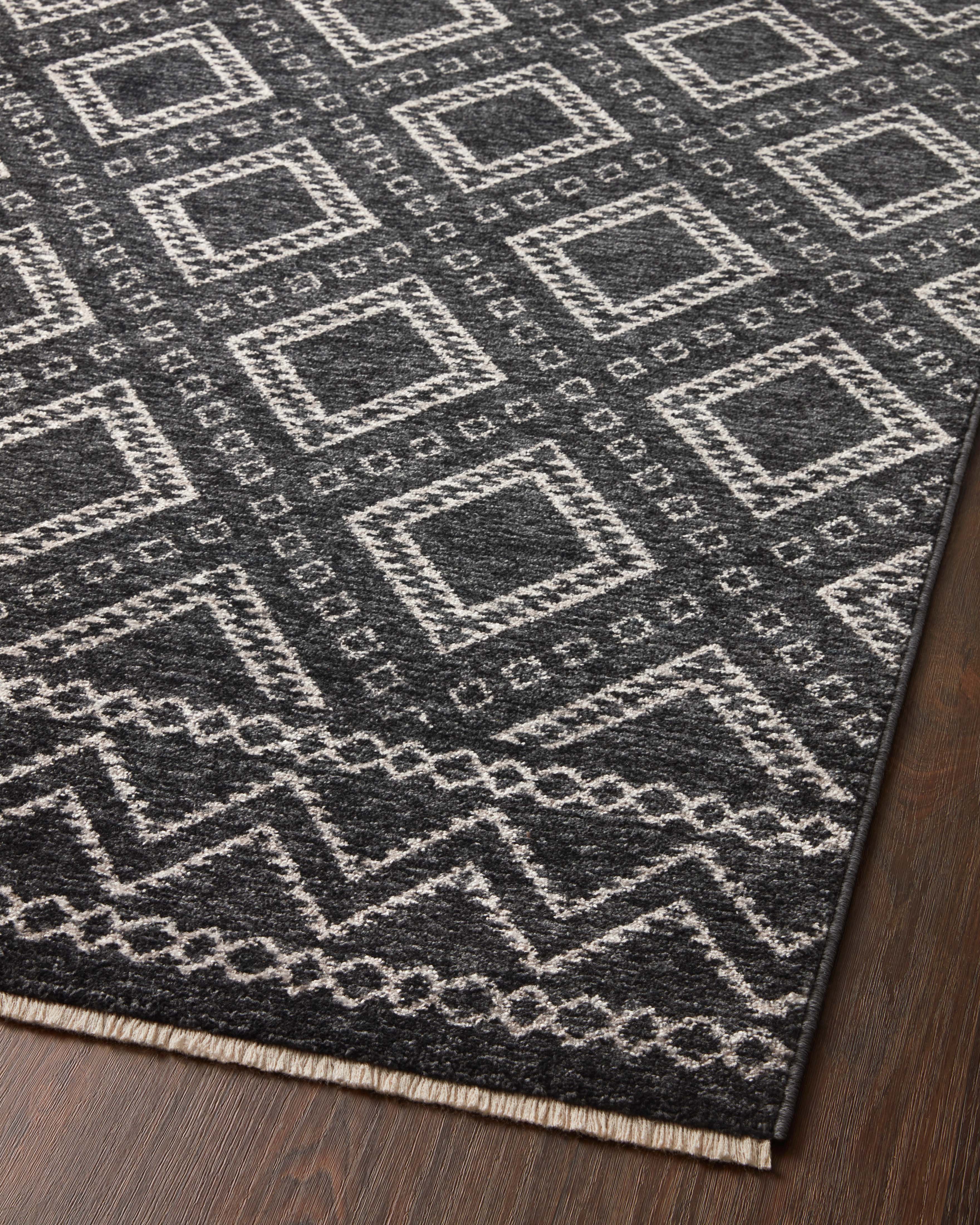 Loloi Vance Charcoal / Dove Rug No.3 Loloi