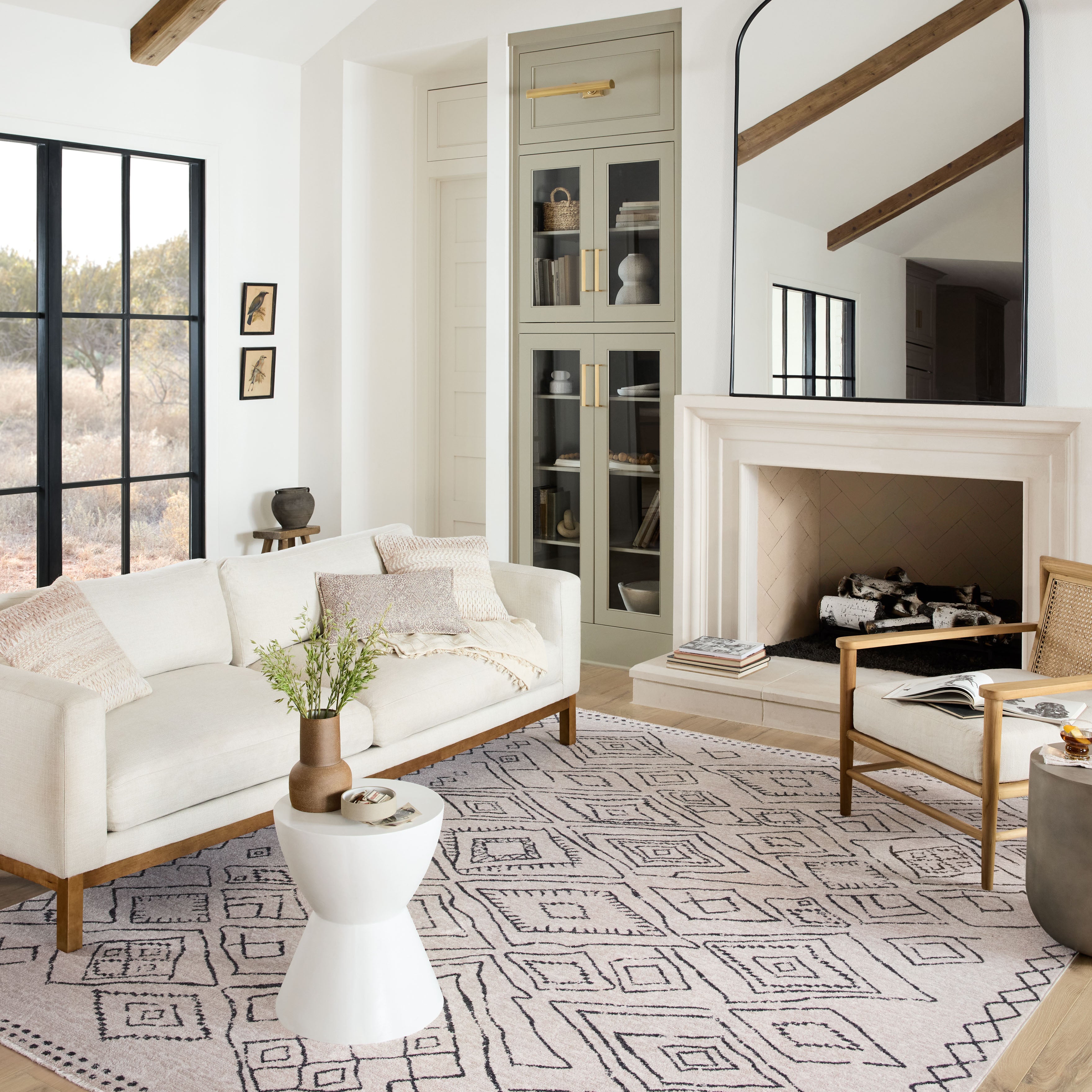 Loloi Vance Dove / Charcoal Rug Loloi