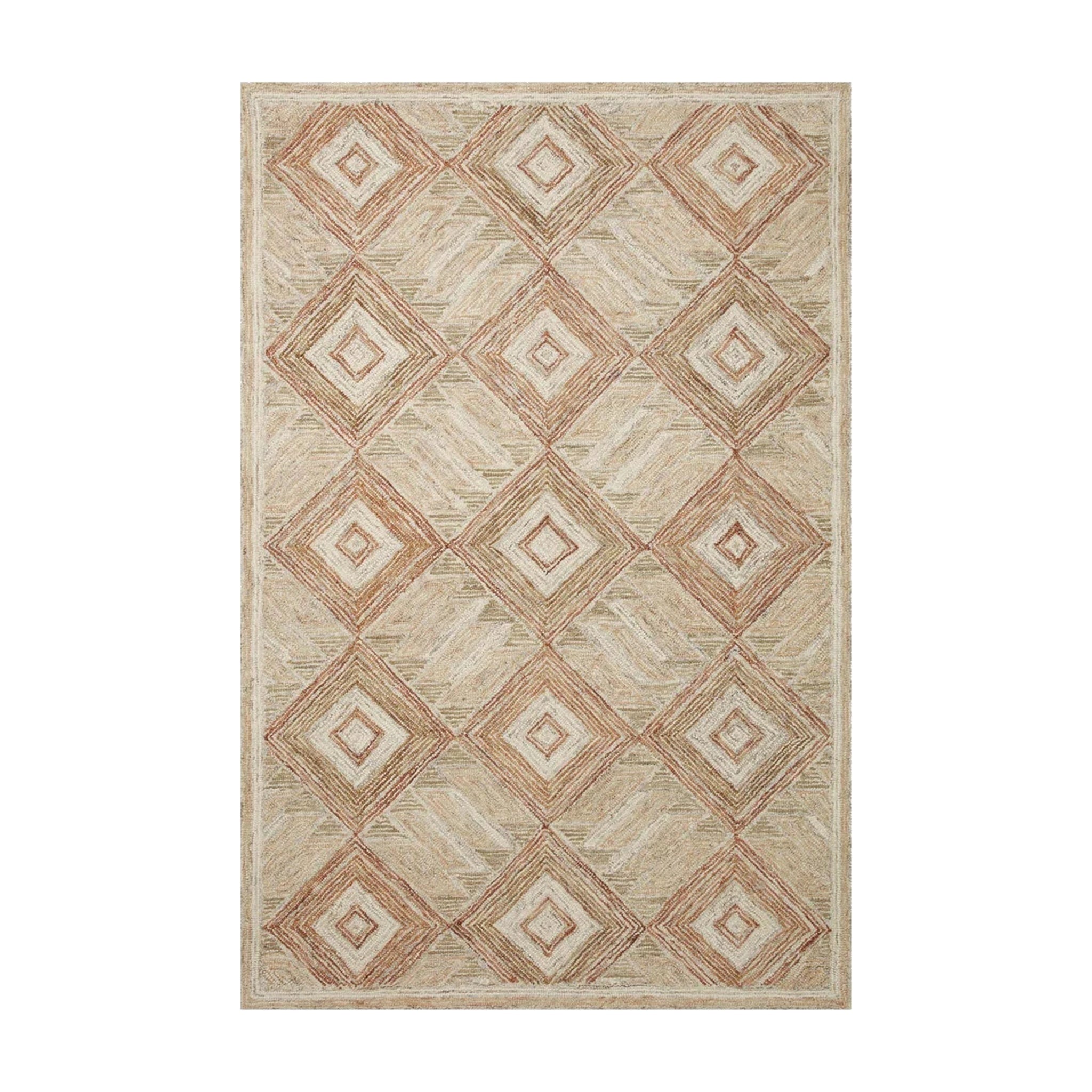 Loloi Varena Sand / clay Runner Rug RUGS - wool Loloi 2'6" x 7'6"