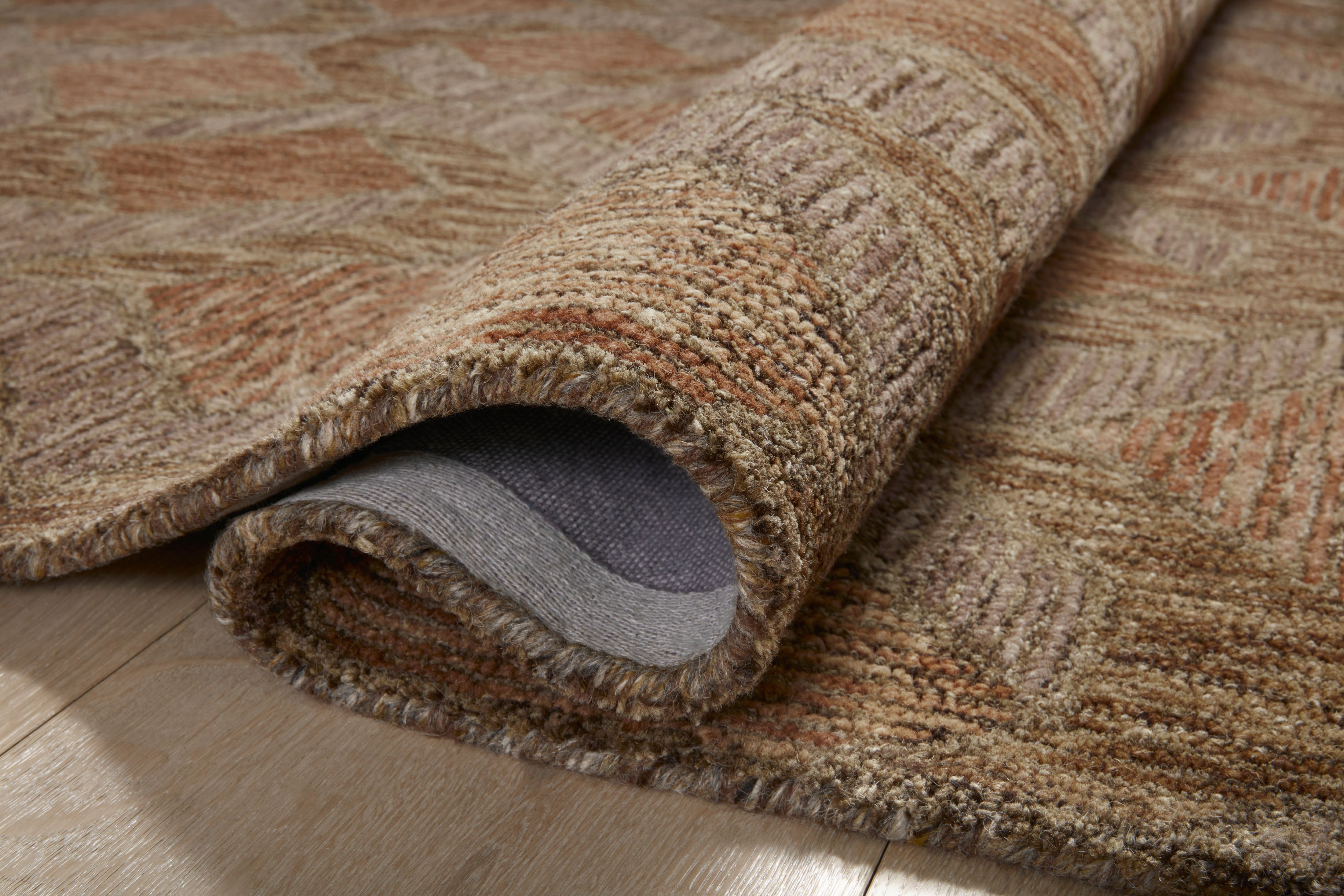 Loloi Varena Rust / Bark Runner Rug RUGS - wool Loloi