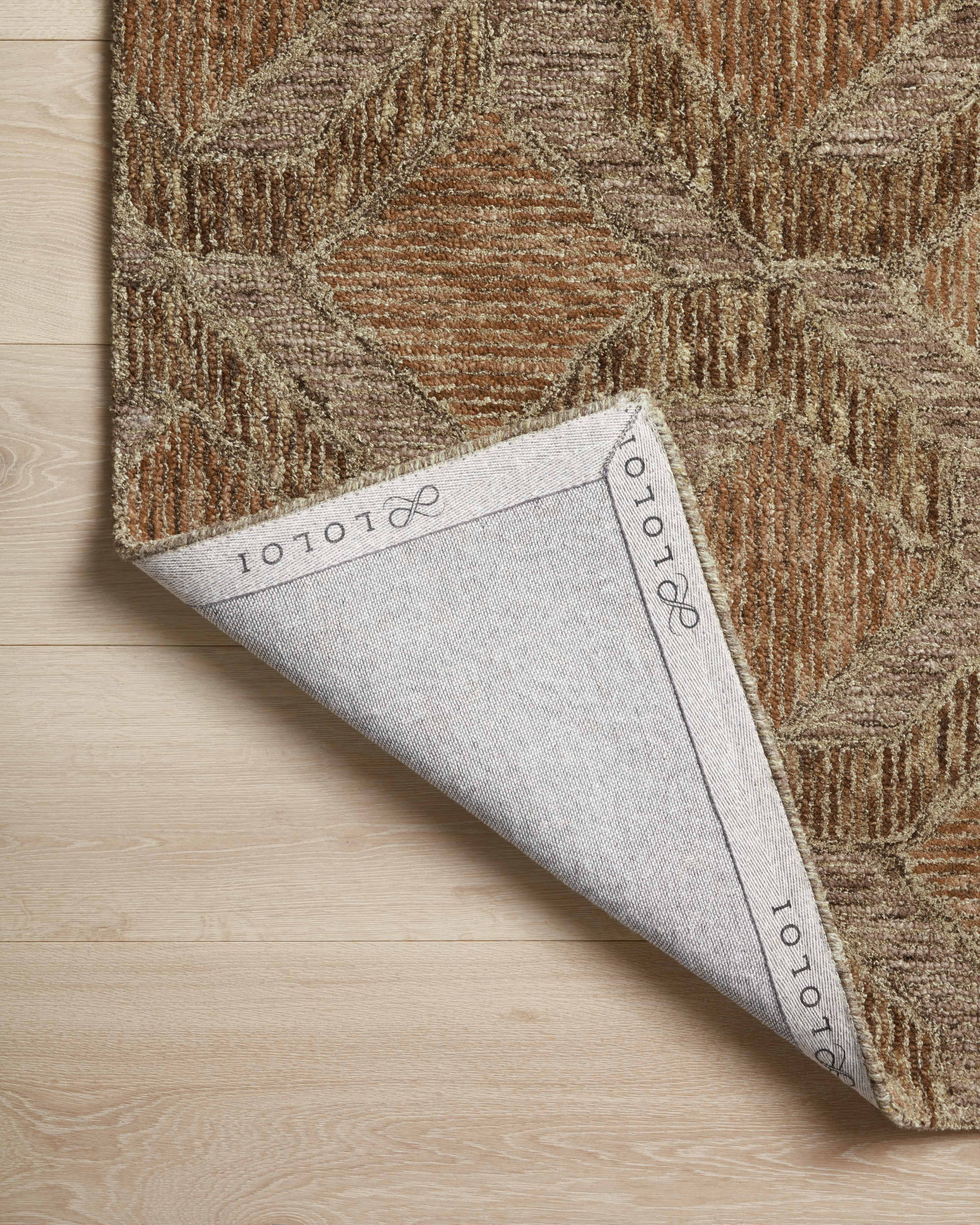 Loloi Varena Rust / Bark Runner Rug RUGS - wool Loloi