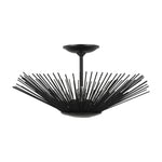 Helios Large Semi-Flush Mount LIGHTING - flush mount Visual Comfort - Studio Aged Iron