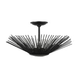 Helios Large Semi-Flush Mount LIGHTING - flush mount Visual Comfort - Studio Aged Iron