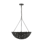 Kelan Large Pendant LIGHTING - chandelier Visual Comfort Aged Iron