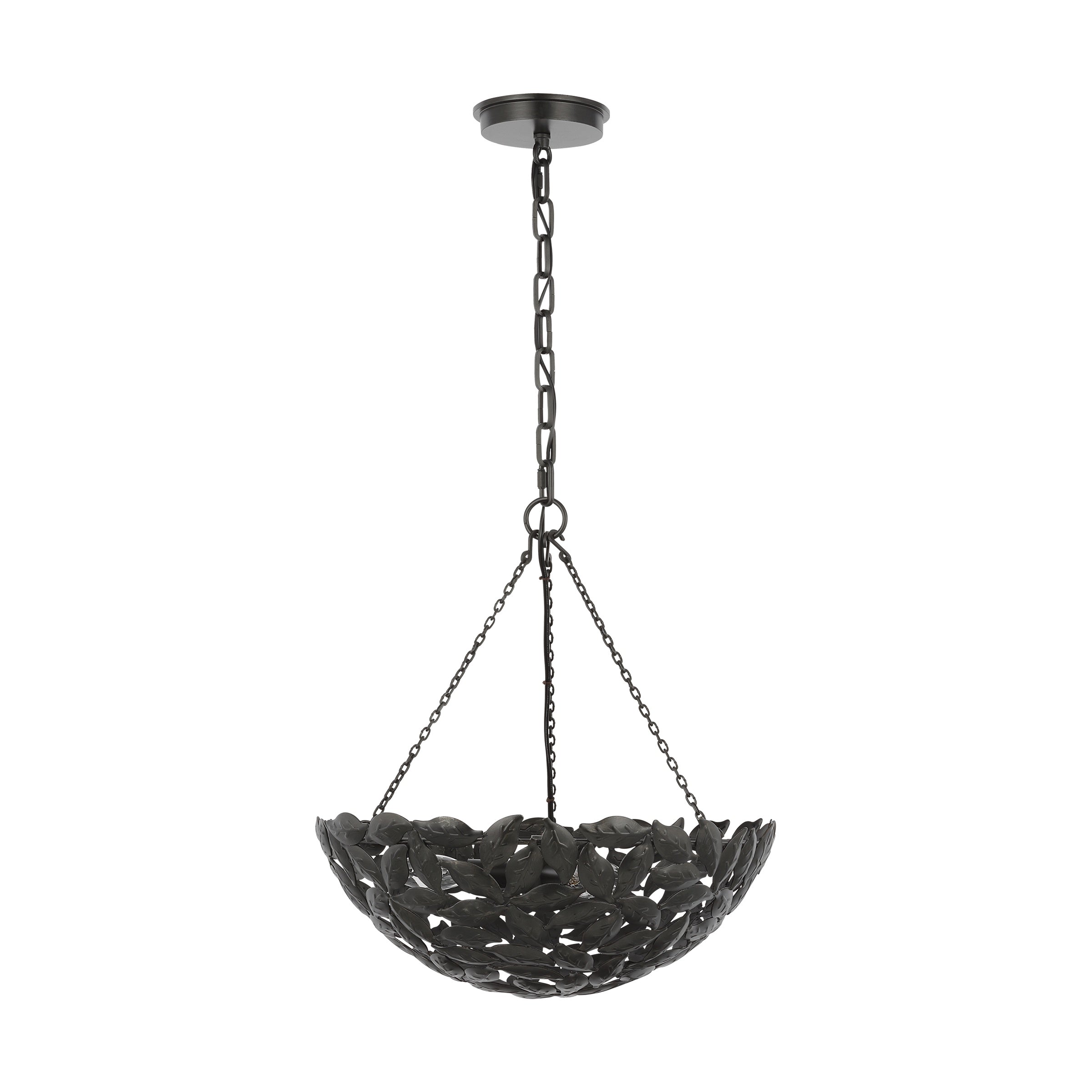 Kelan Small Pendant LIGHTING - chandelier Visual Comfort Aged Iron