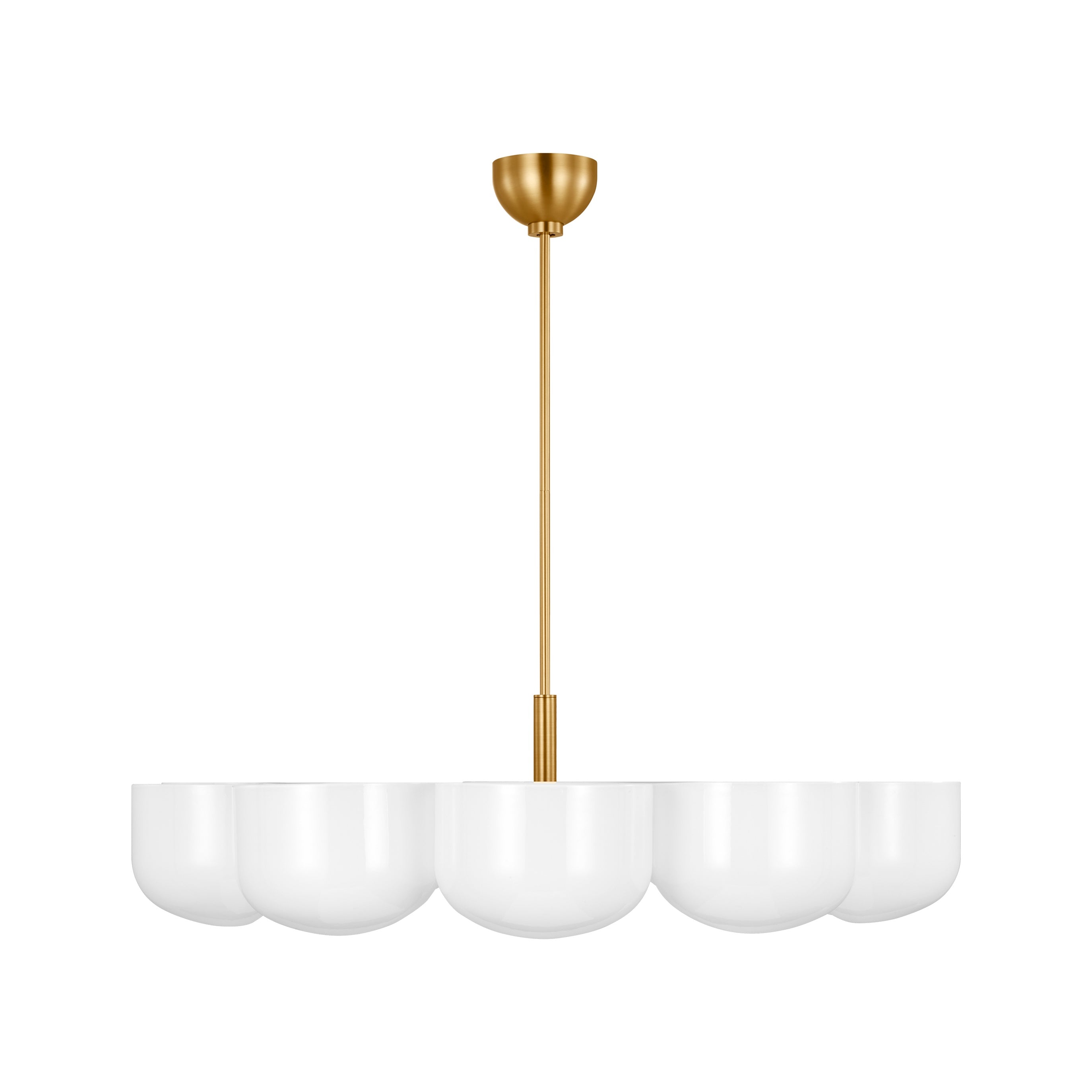 Cheverny Large Chandelier LIGHTING - chandelier Visual Comfort - Studio Burnished Brass