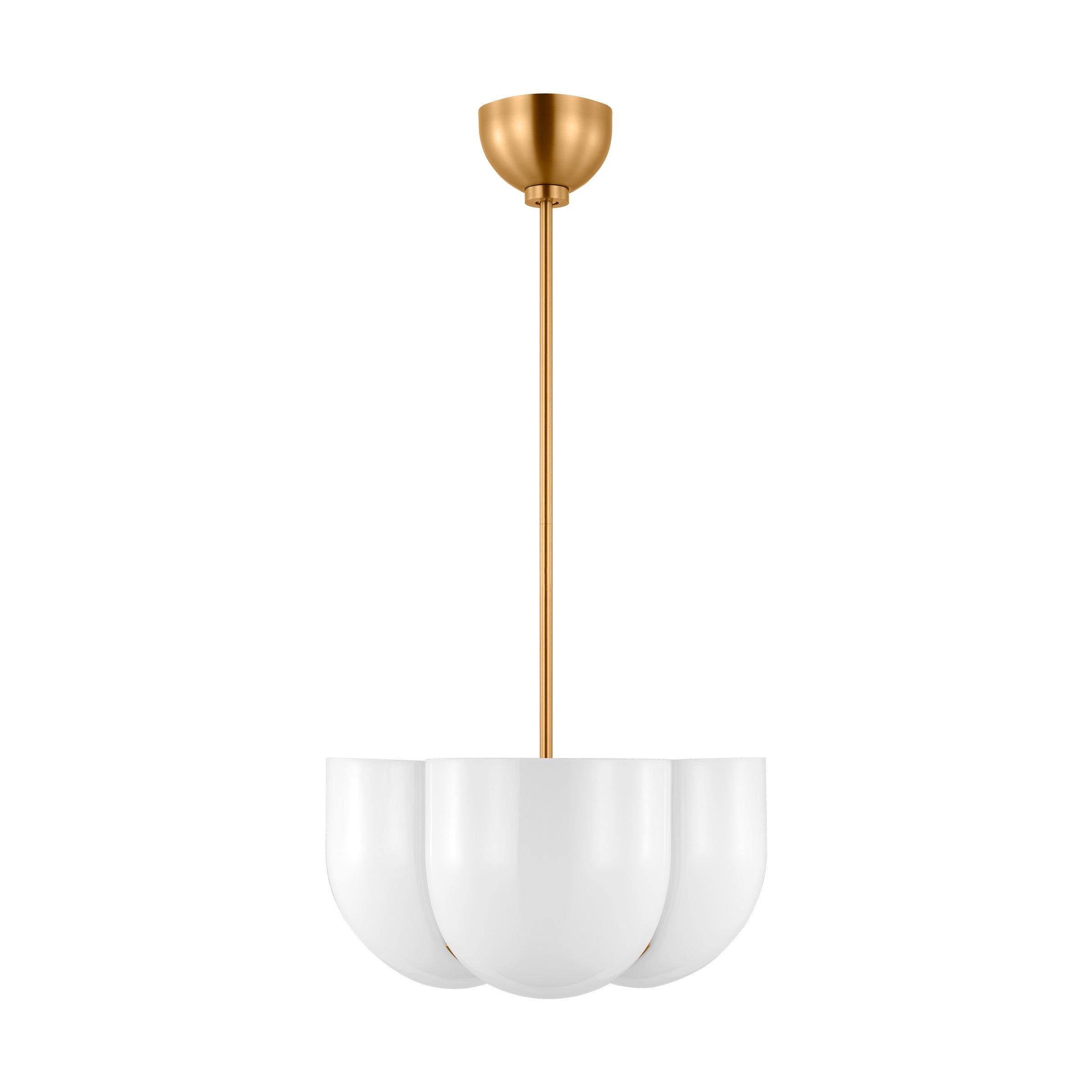 Cheverny Large Pendant LIGHTING - pendant Visual Comfort Burnished Brass