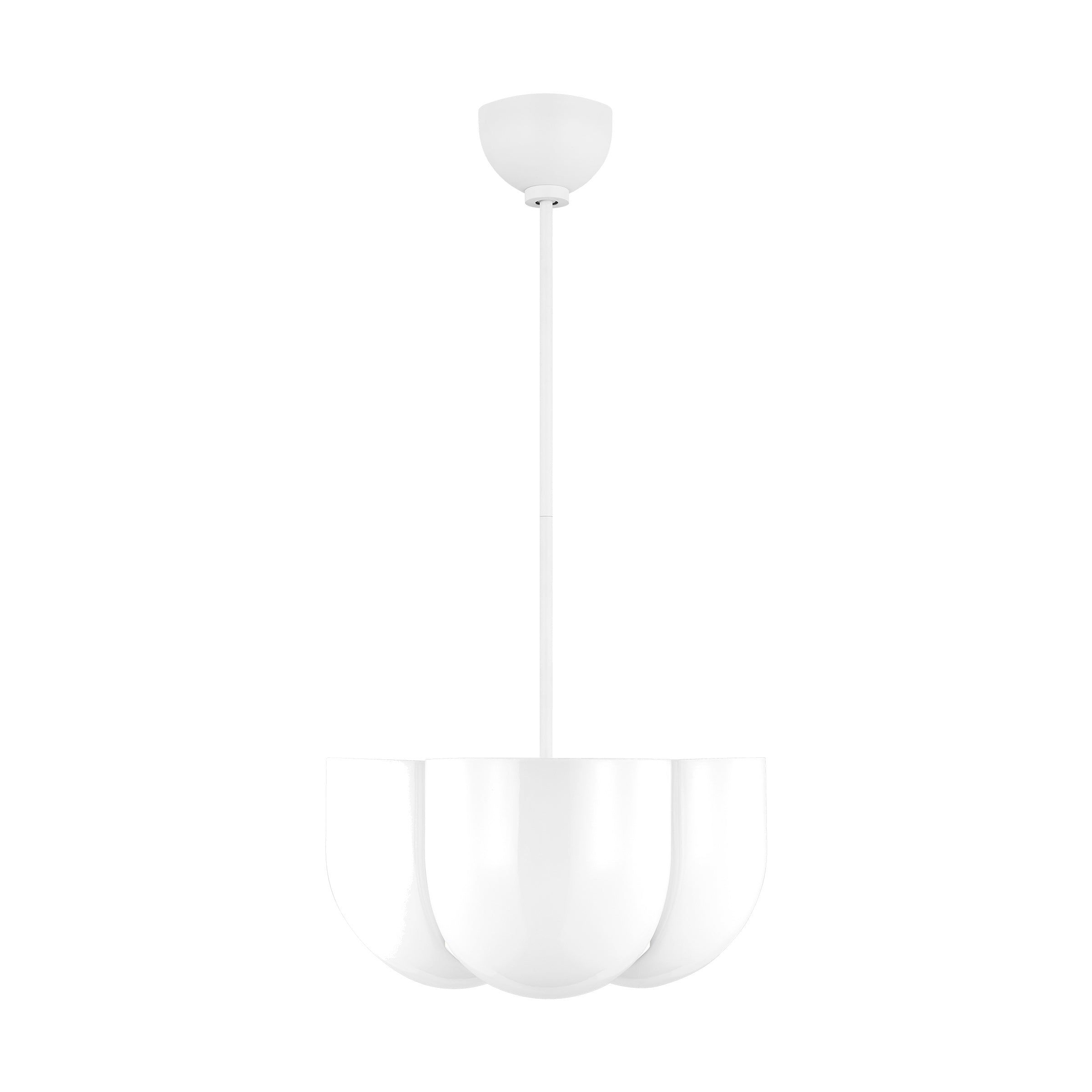 Cheverny Large Pendant LIGHTING - pendant Visual Comfort Matte White