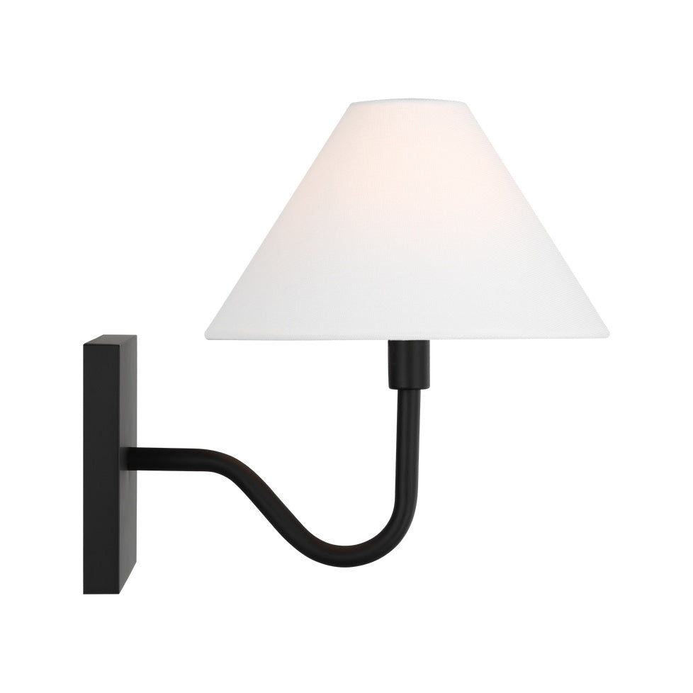 Eldon Small Sconce LIGHTING - sconce Visual Comfort - Studio Midnight Black