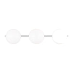 Lune 3-Light Vanity Sconce LIGHTING - vanity Visual Comfort Chrome