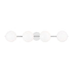 Lune 4-Light Vanity Sconce LIGHTING - vanity Visual Comfort Chrome