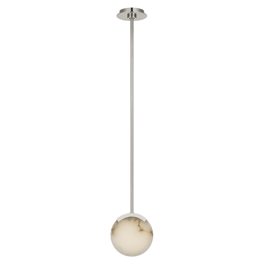 Melange 7" Pendant LIGHTING - pendant Visual Comfort Polished Nickel