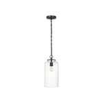 Katie Cylinder Pendant LIGHTING - pendant Visual Comfort - Signature Bronze Clear Glass