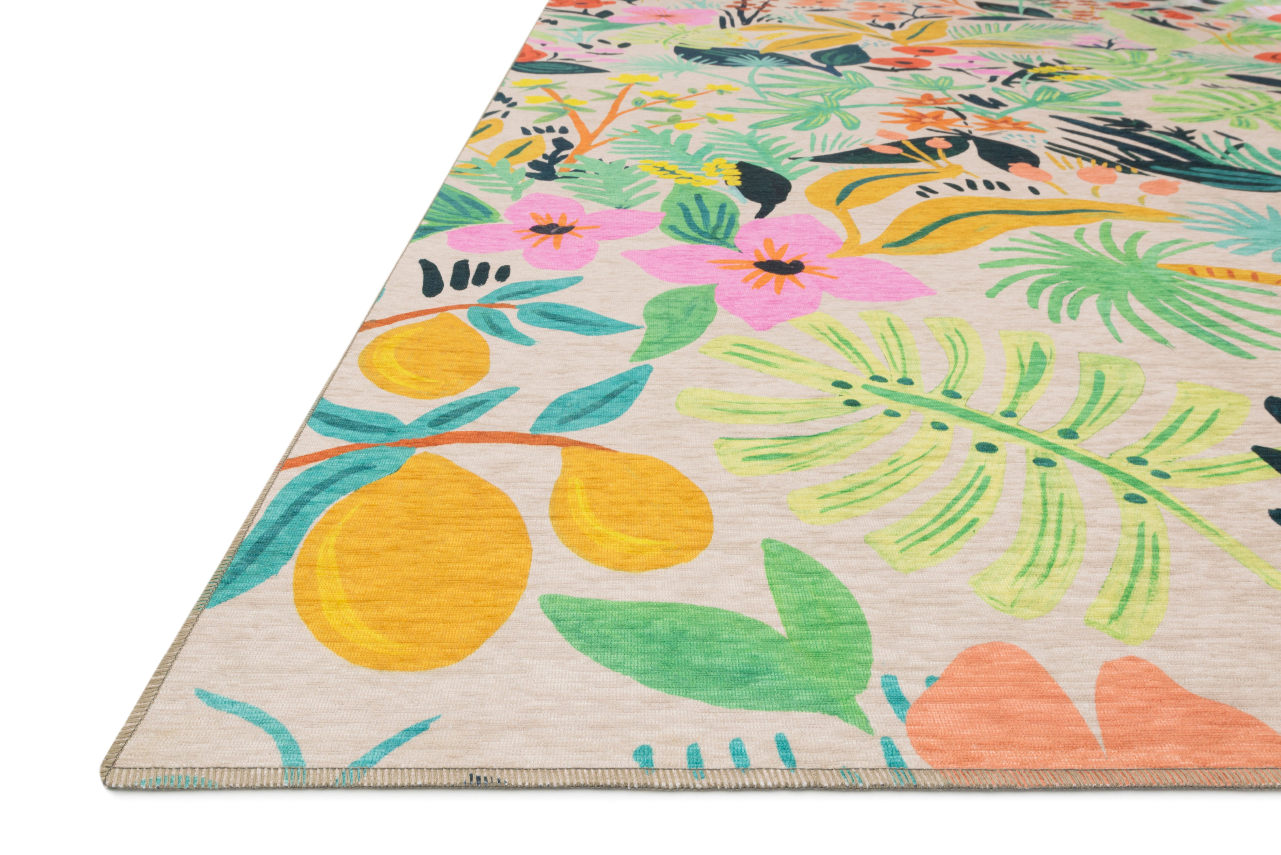 Rifle Paper Co. x Loloi Veranda Cream Rug No.2 RUGS - synthetic Loloi