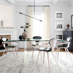 Loloi Vestige White / Black Rug RUGS - cotton Loloi