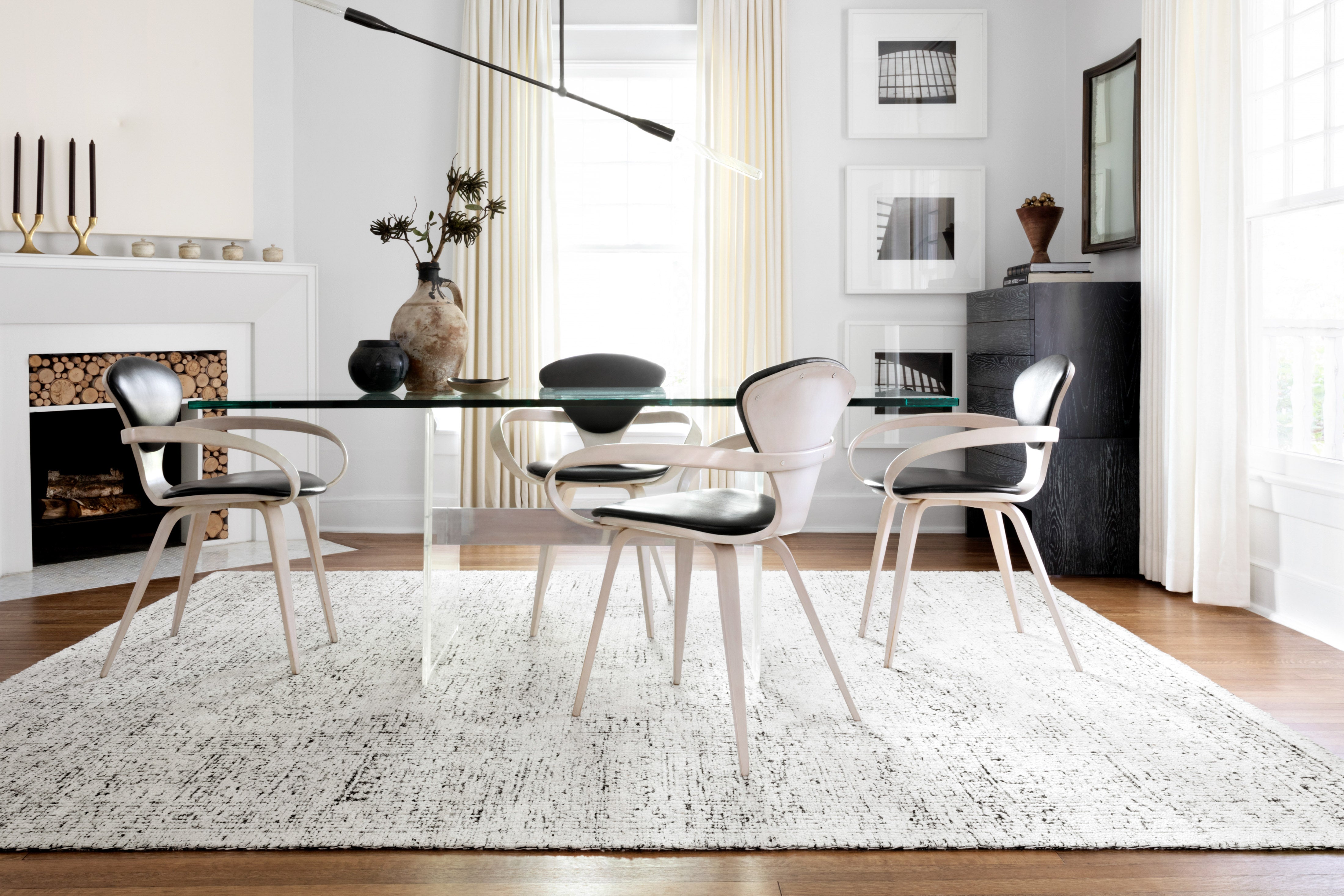 Loloi Vestige White / Black Rug RUGS - cotton Loloi